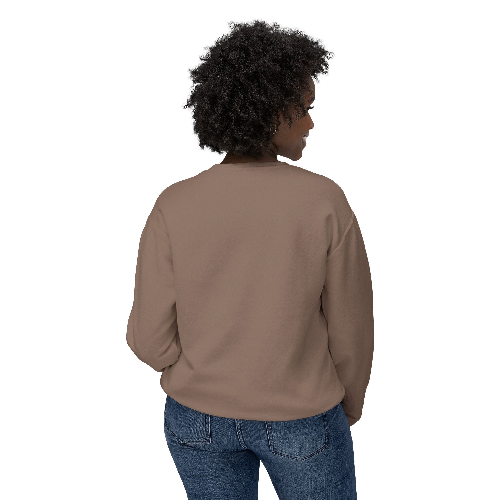 Lake Travis Crewneck Sweatshirt — Minimal Map Design