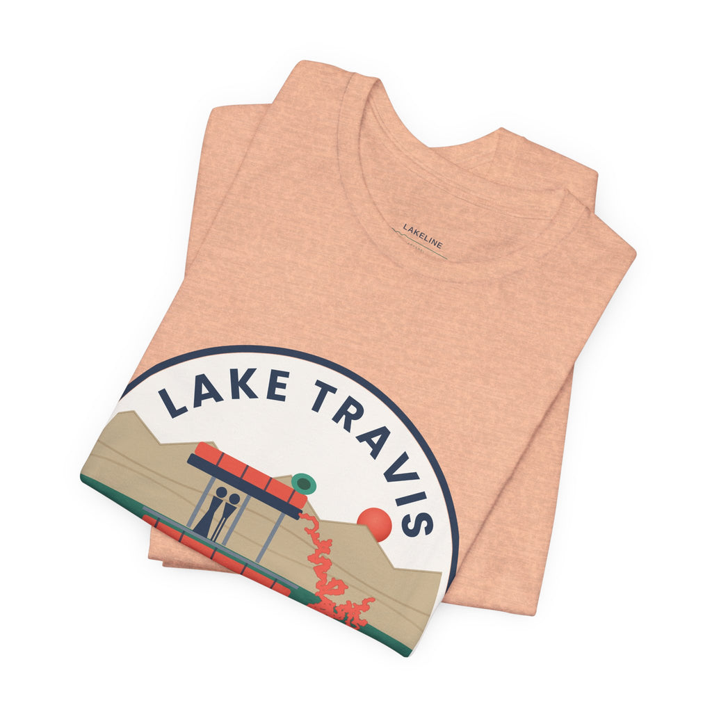 Lake Travis Tee — Devil’s Cove Texas Boat Graphic Shirt