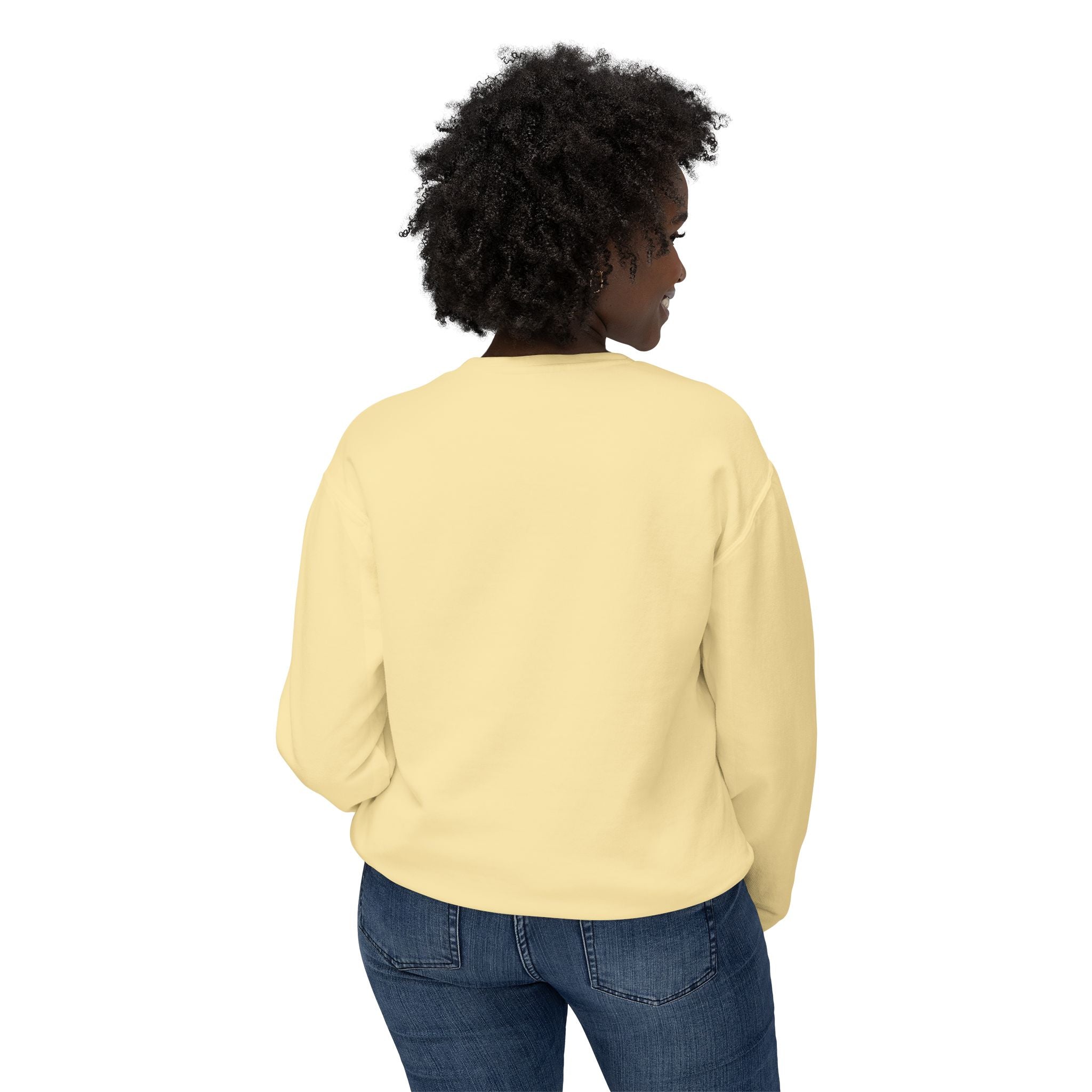 Lake Travis Crewneck Sweatshirt — Minimal Map Design