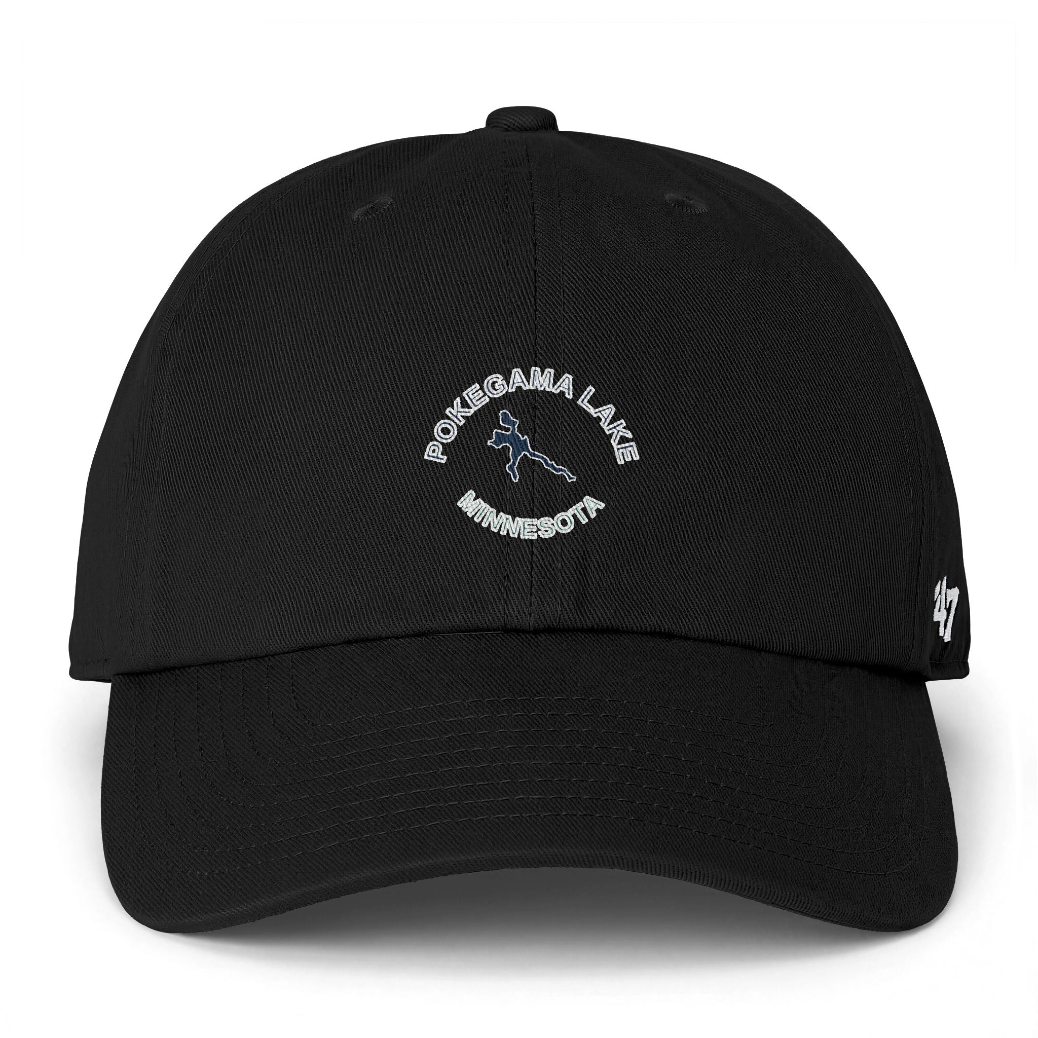 Pokegama Lake Sweatshirt Cap — Clean Up Cap Embroidered Baseball Hat