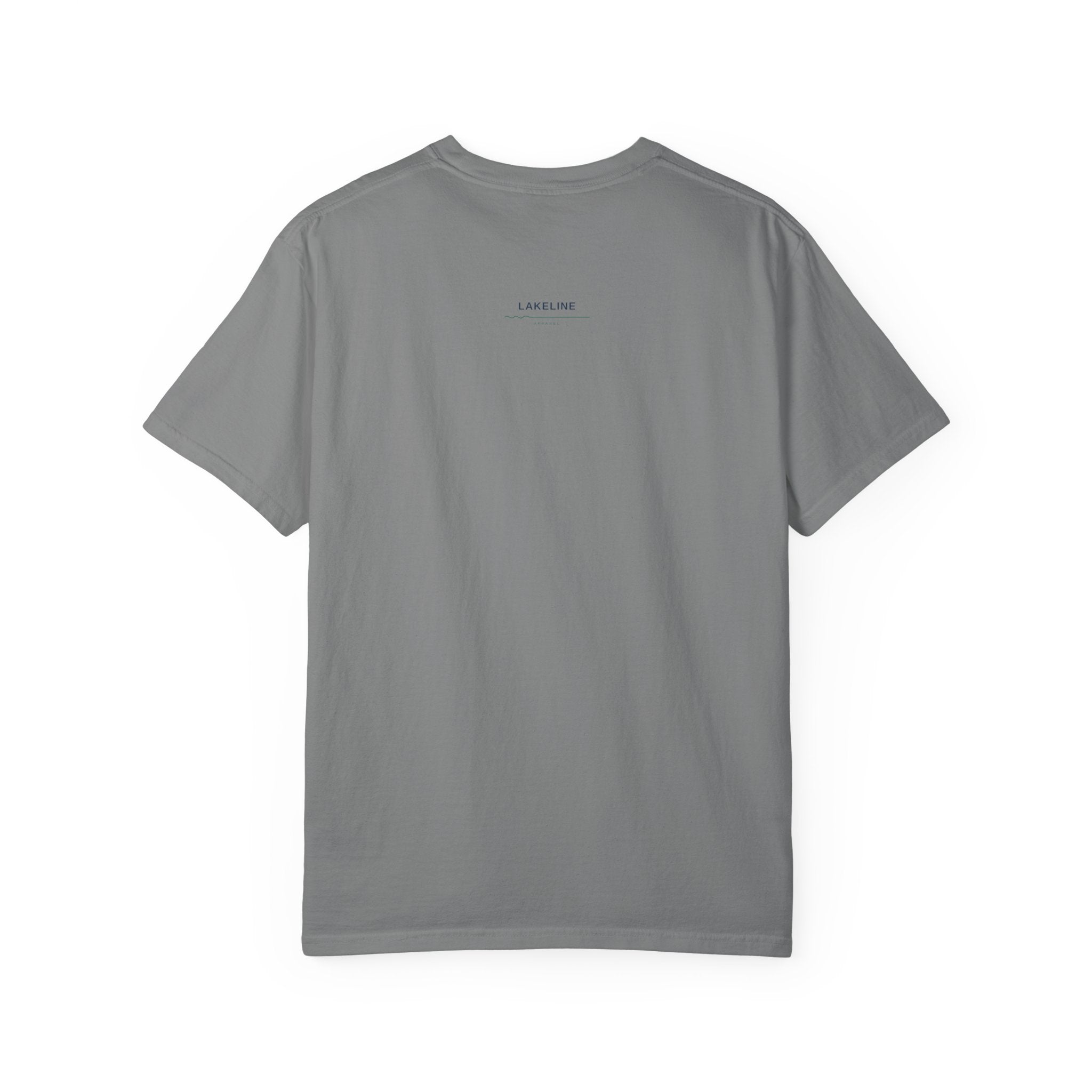 Pokegama Lake Minnesota T-Shirt — Lake Map Circle Graphic (Dark Logo, for Light Colors)