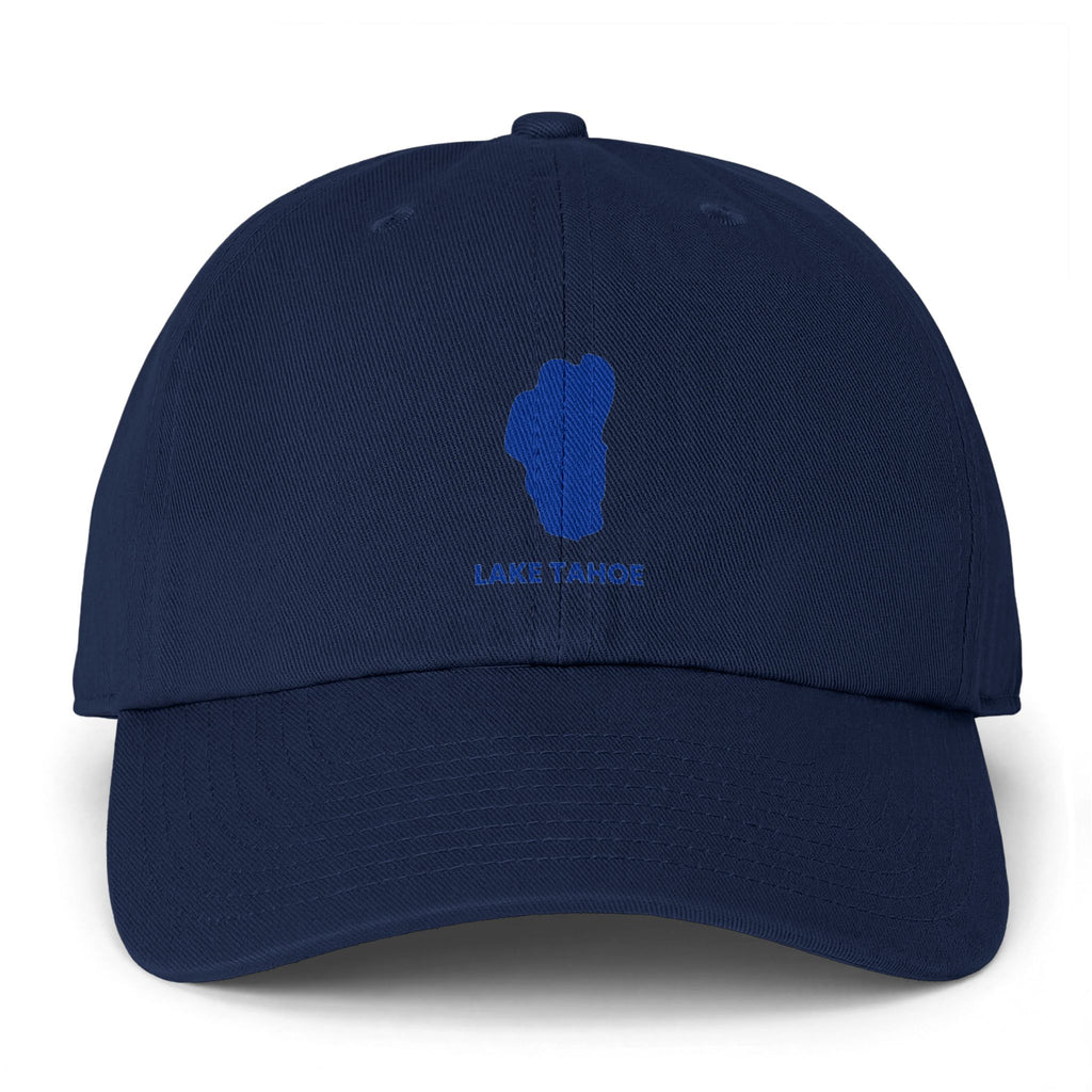 Lake Tahoe Embroidered 'Clean Up' Cap – Minimal Blue Logo