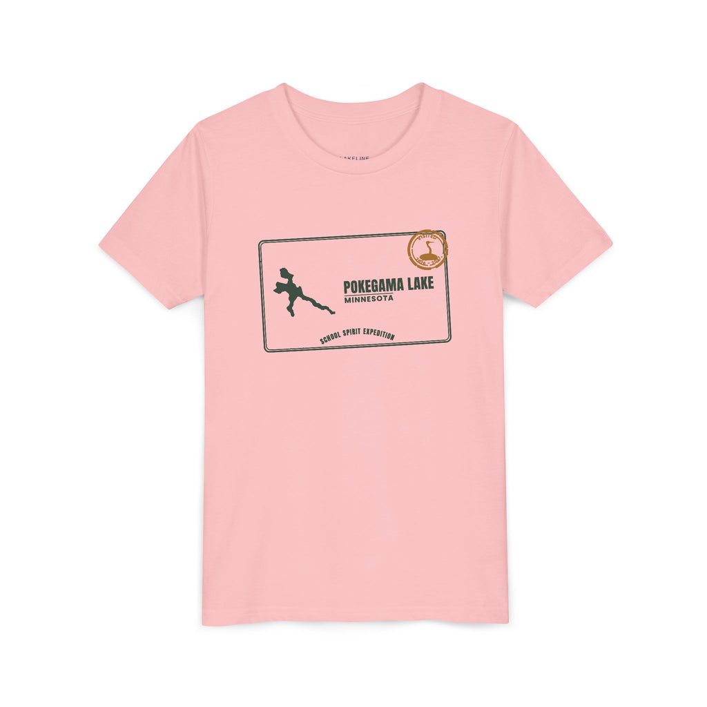 Pokegama Lake Kids Tee — Pokegama Lake Field Trip Youth Short Sleeve Shirt