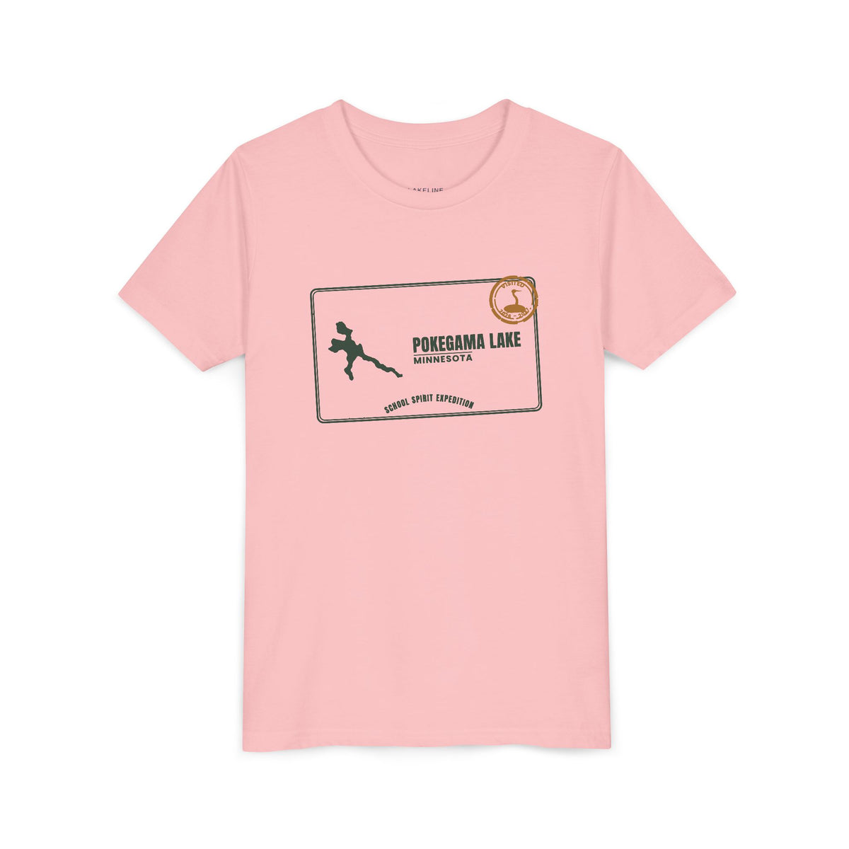 Pokegama Lake Kids Tee — Pokegama Lake Field Trip Youth Short Sleeve Shirt