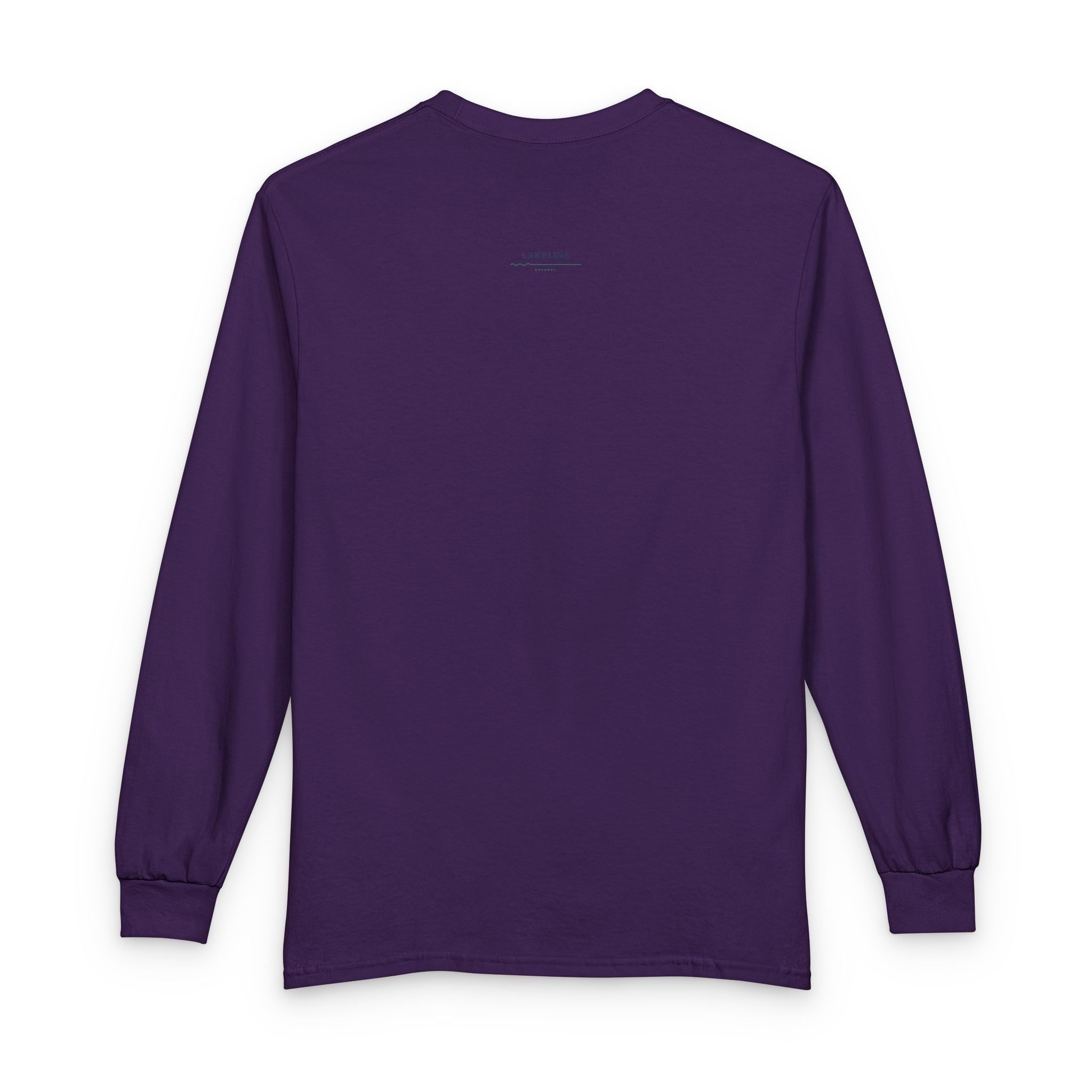 Pokegama Lake Map Long Sleeve Shirt — Lake Outline Tee