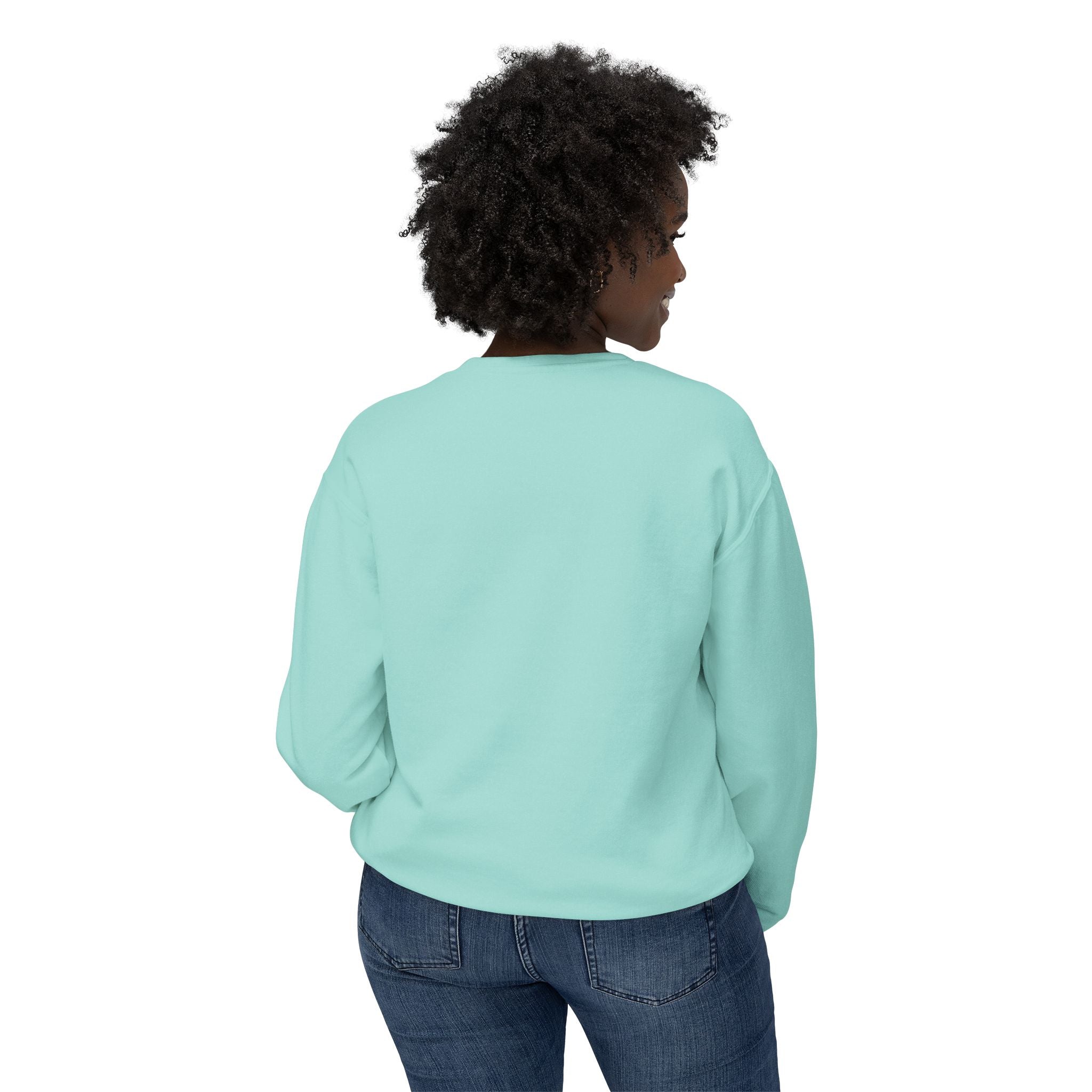 Lake Travis Crewneck Sweatshirt — Minimal Map Design