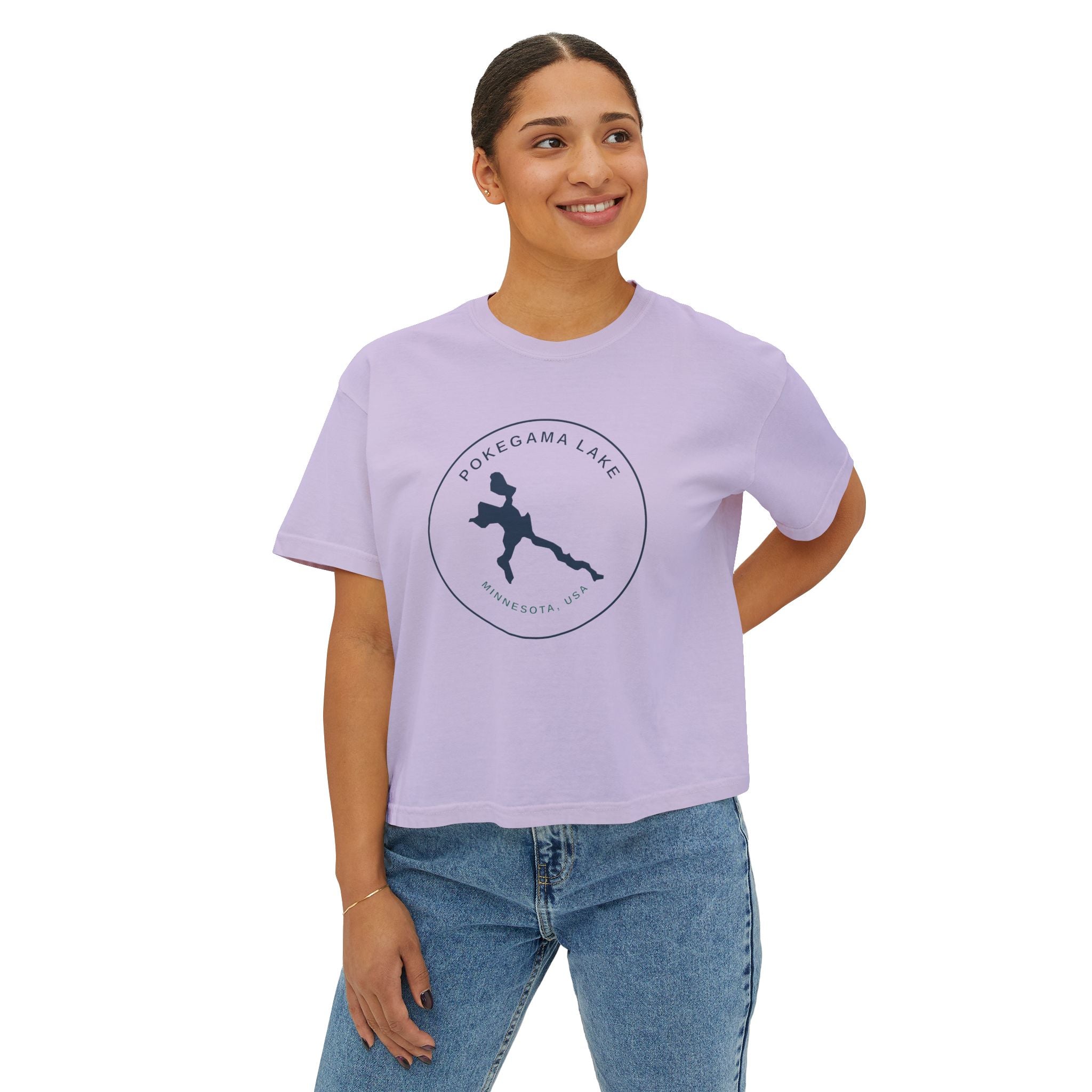 Pokegama Lake - Women's Boxy Tee