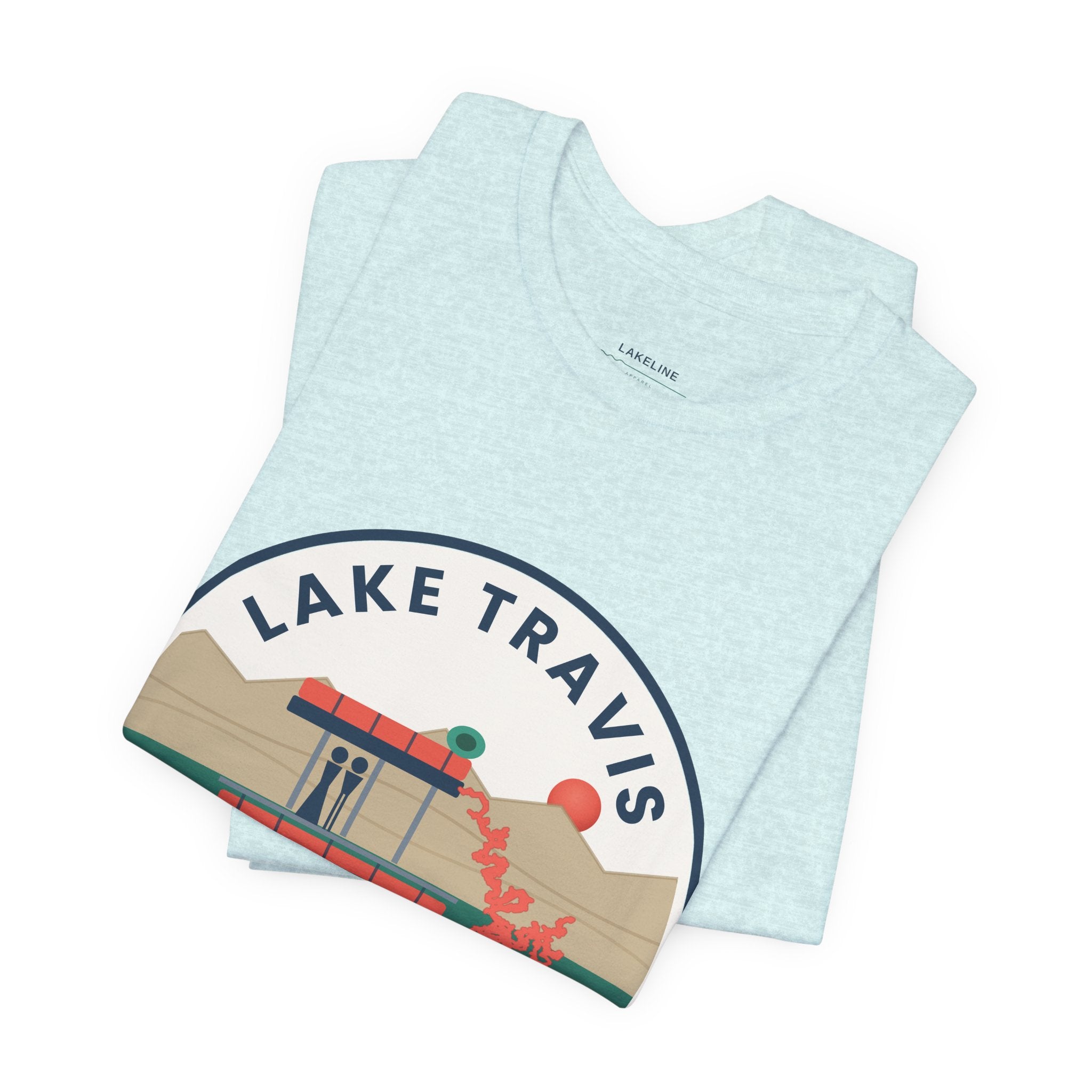 Lake Travis Tee — Devil’s Cove Texas Boat Graphic Shirt