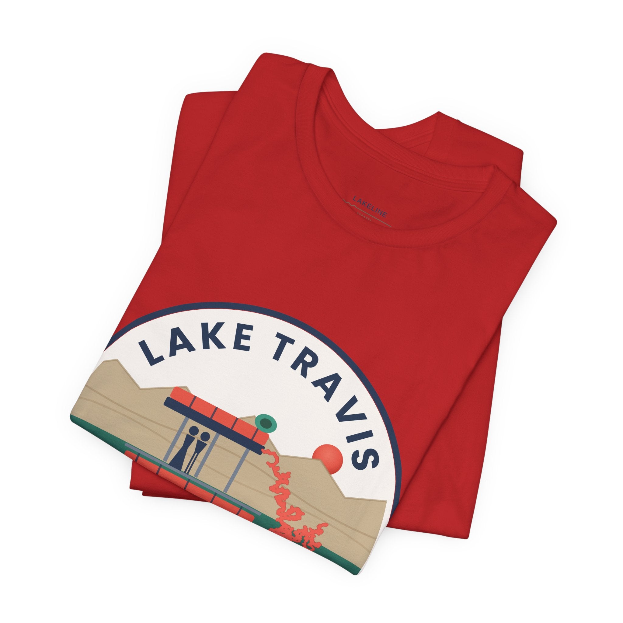 Lake Travis Tee — Devil’s Cove Texas Boat Graphic Shirt