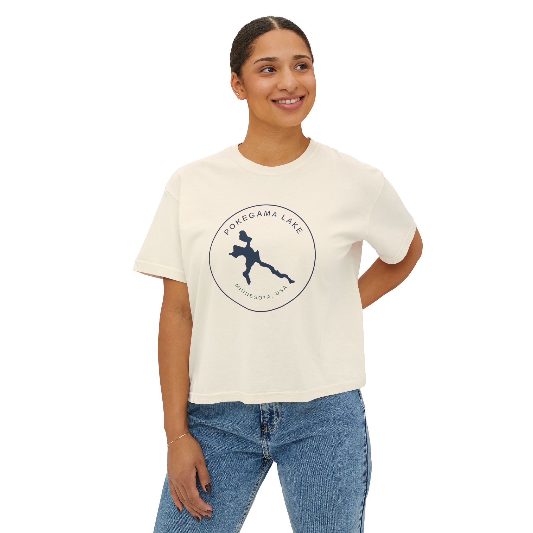 Pokegama Lake - Women's Boxy Tee