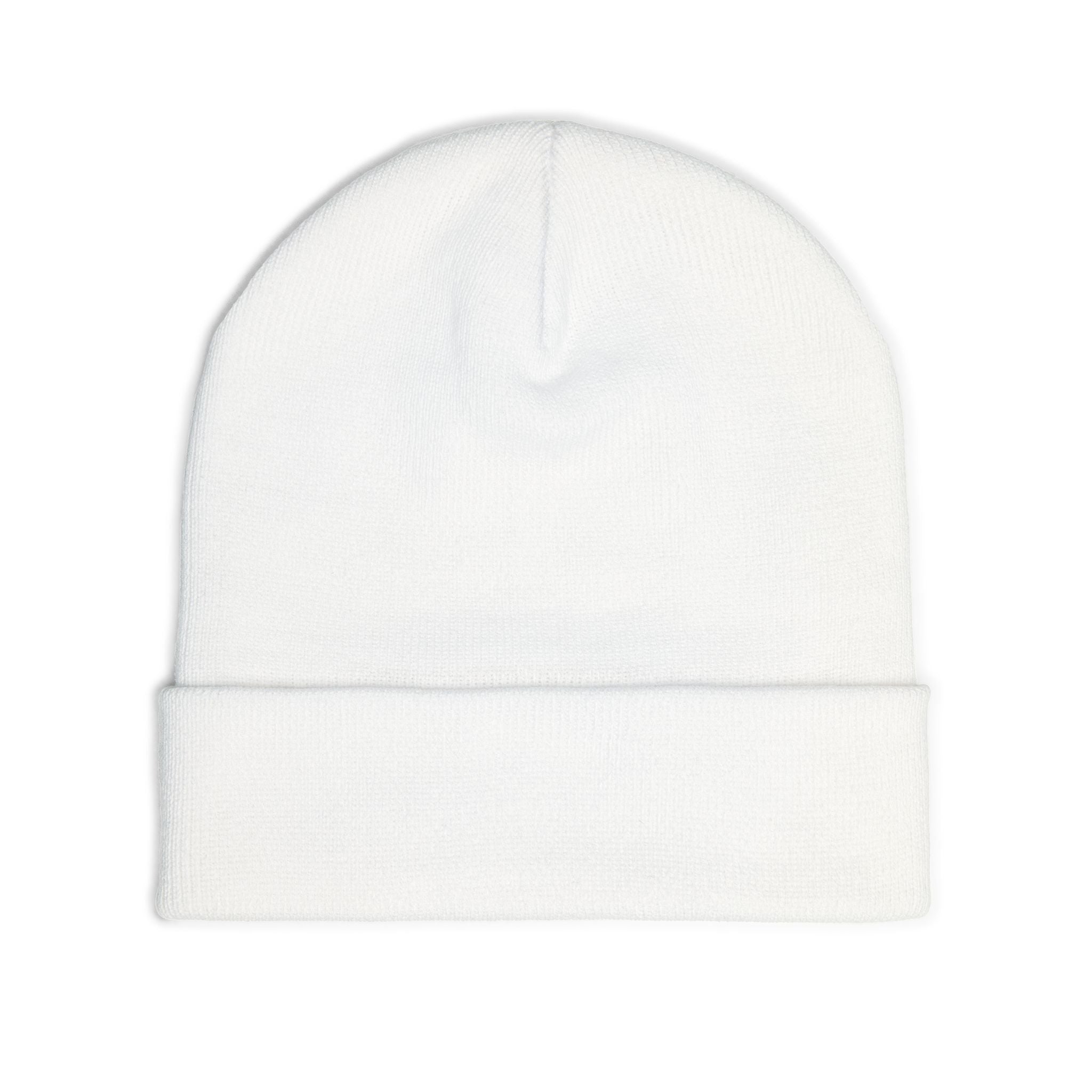 Pokegama Lake - Embroidered Runner Logo Knit Beanie (Dark Logo, for Light Colors)