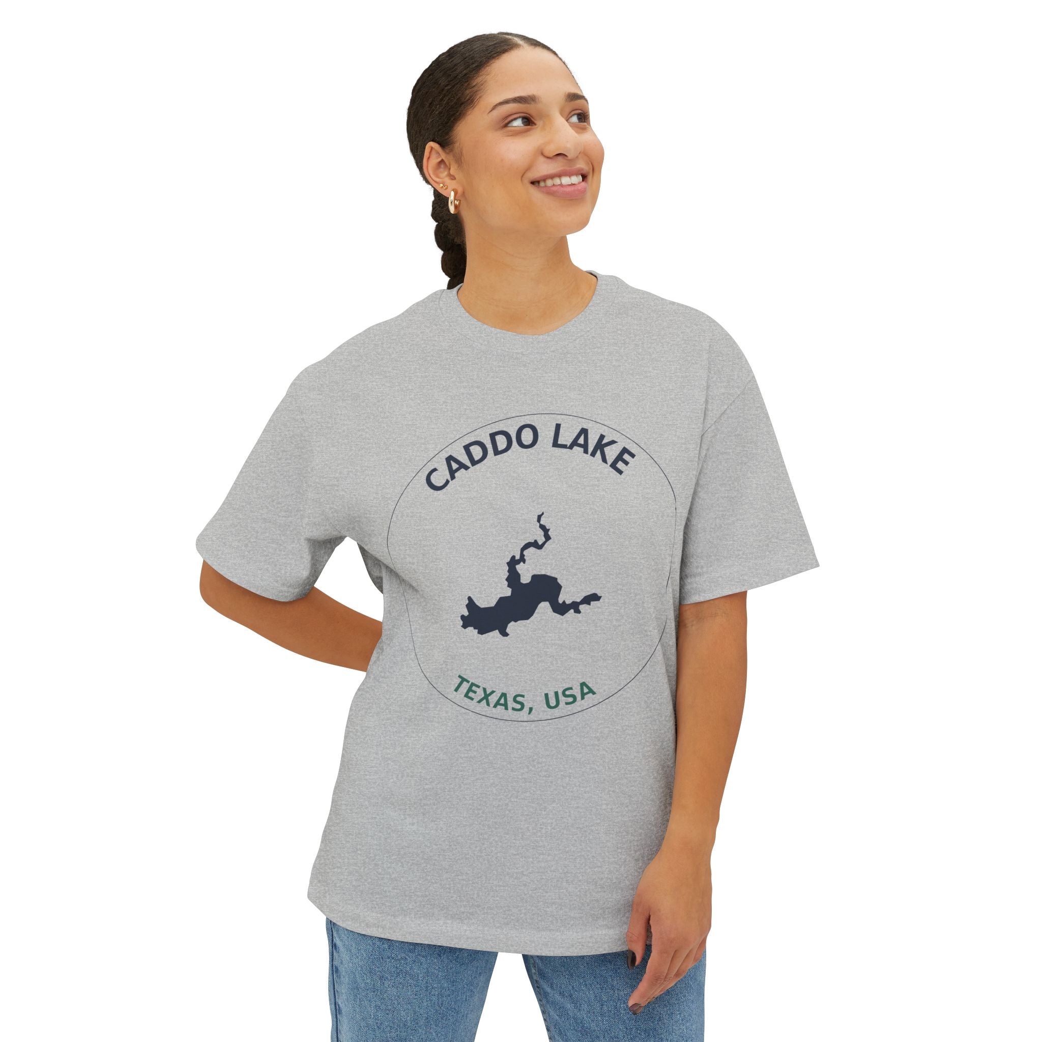 Caddo Lake Graphic Tee — Texas Lake Map T-Shirt
