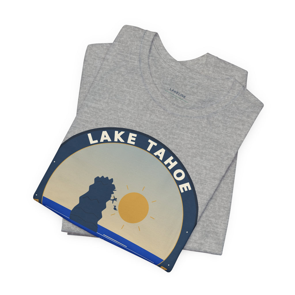 Lake Tahoe - Rooster Rock Unisex Jersey Short Sleeve Tee