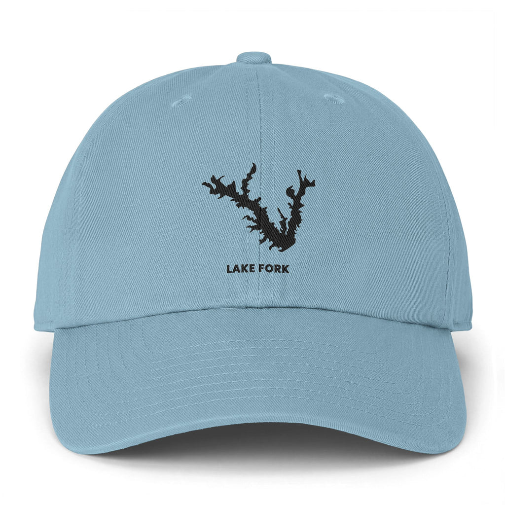 Lake Fork Clean Up Cap — Lake Map Baseball Hat