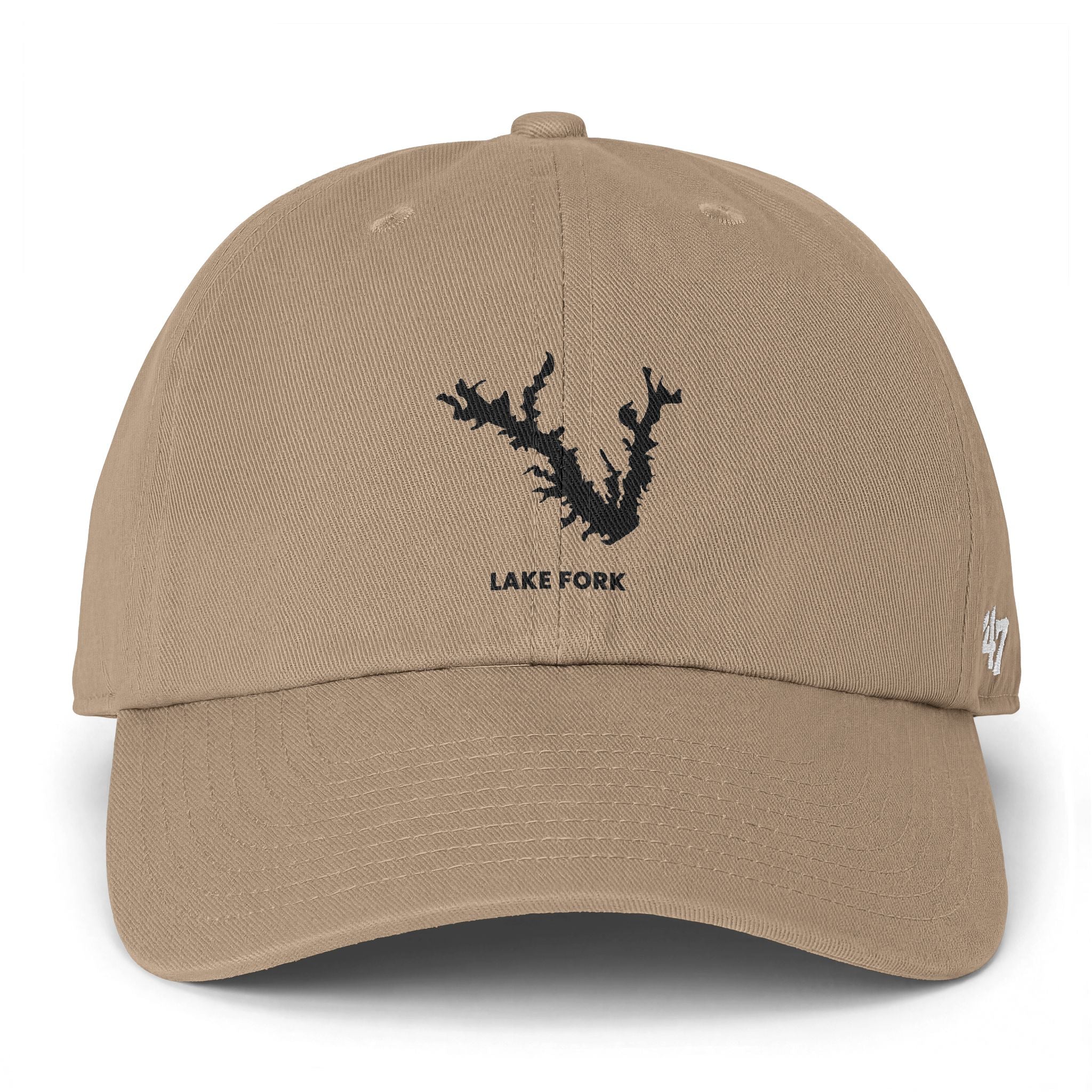 Lake Fork Clean Up Cap — Lake Map Baseball Hat