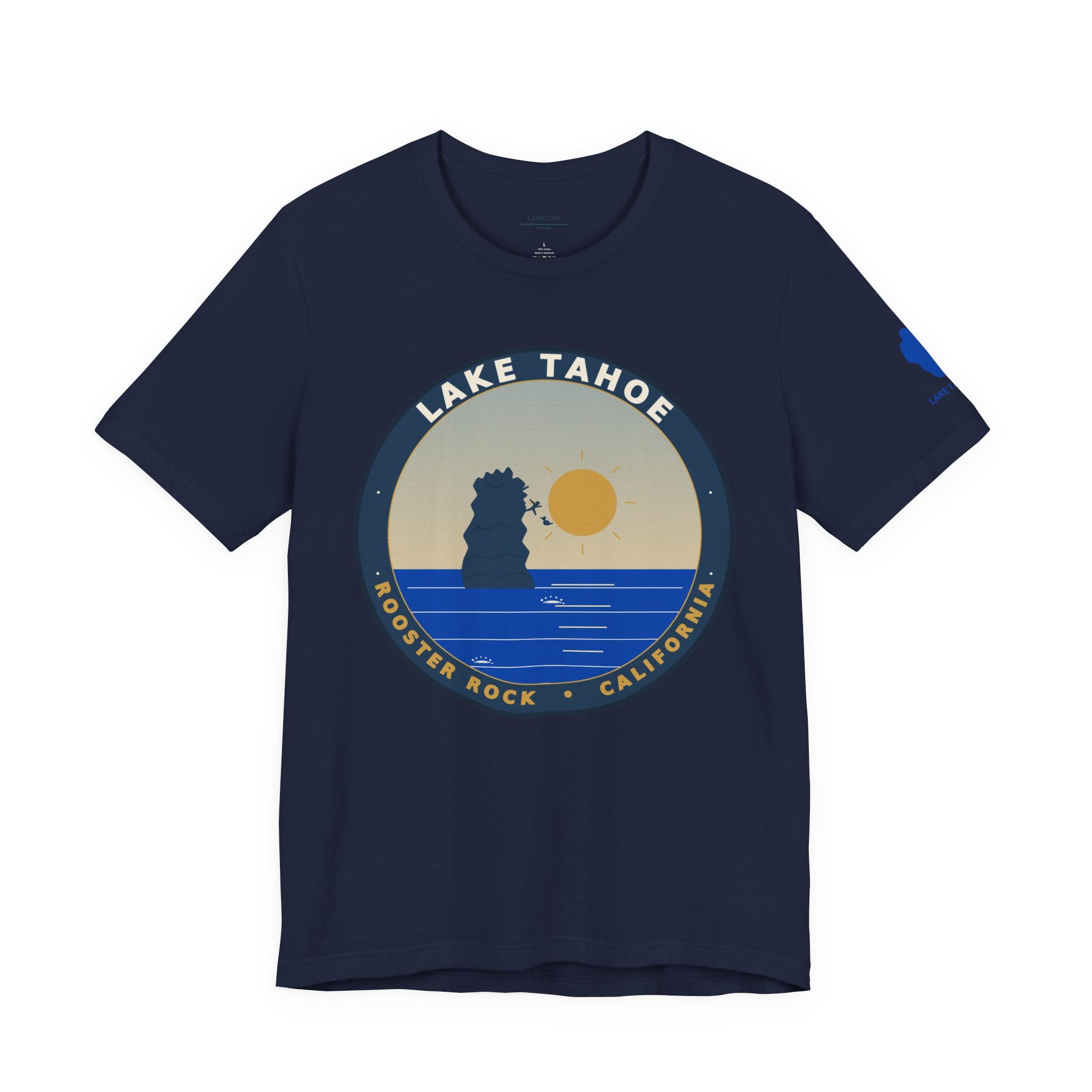 Lake Tahoe - Rooster Rock Unisex Jersey Short Sleeve Tee
