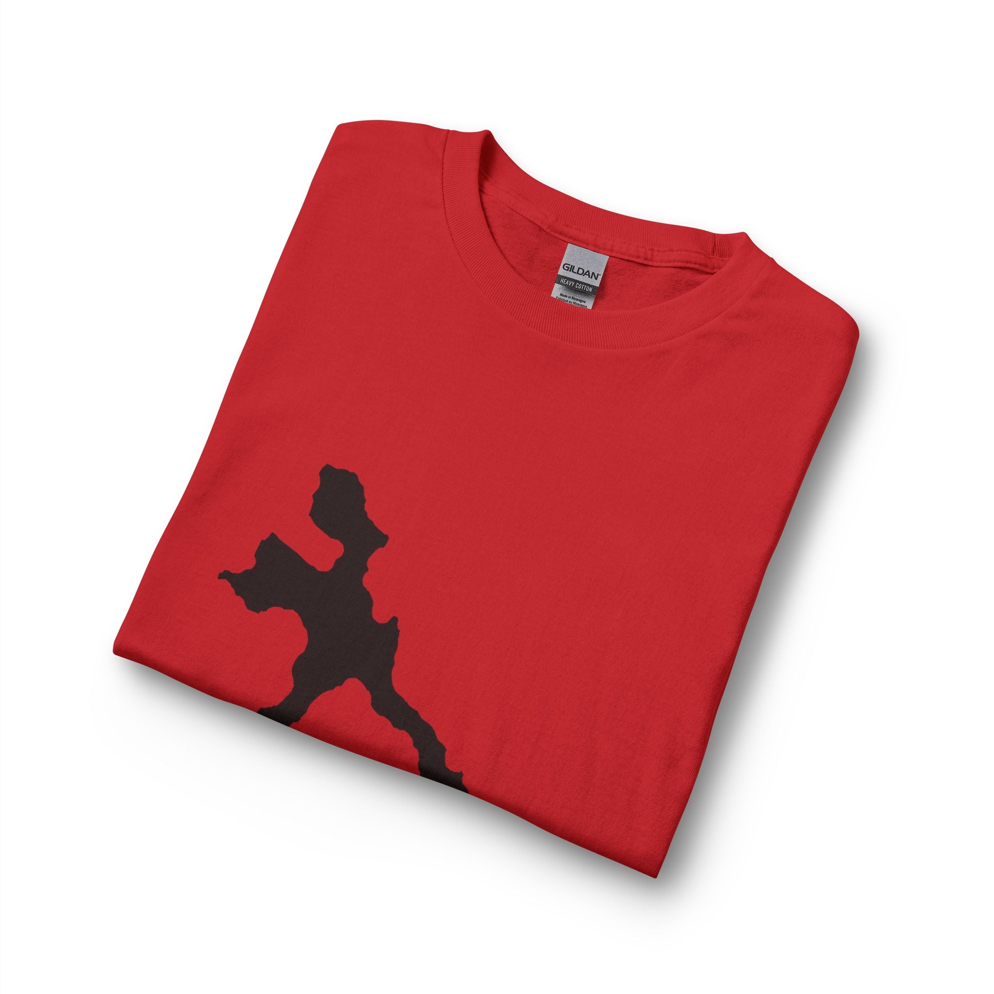Pokegama Lake Map Long Sleeve Shirt — Lake Outline Tee