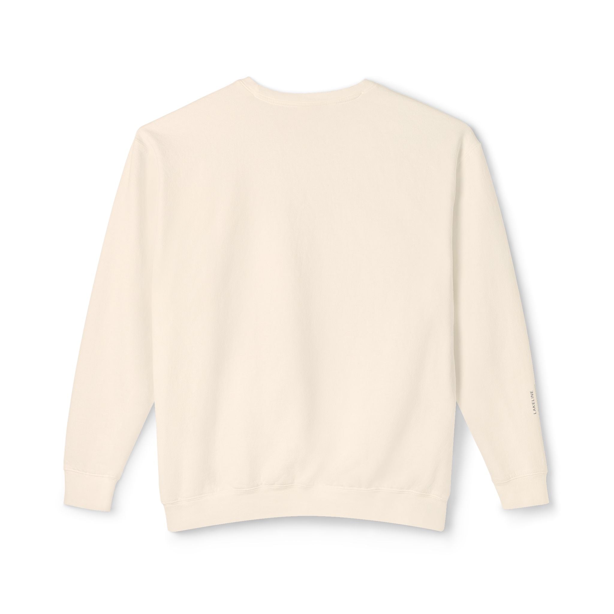 Lake Travis Crewneck Sweatshirt — Minimal Map Design