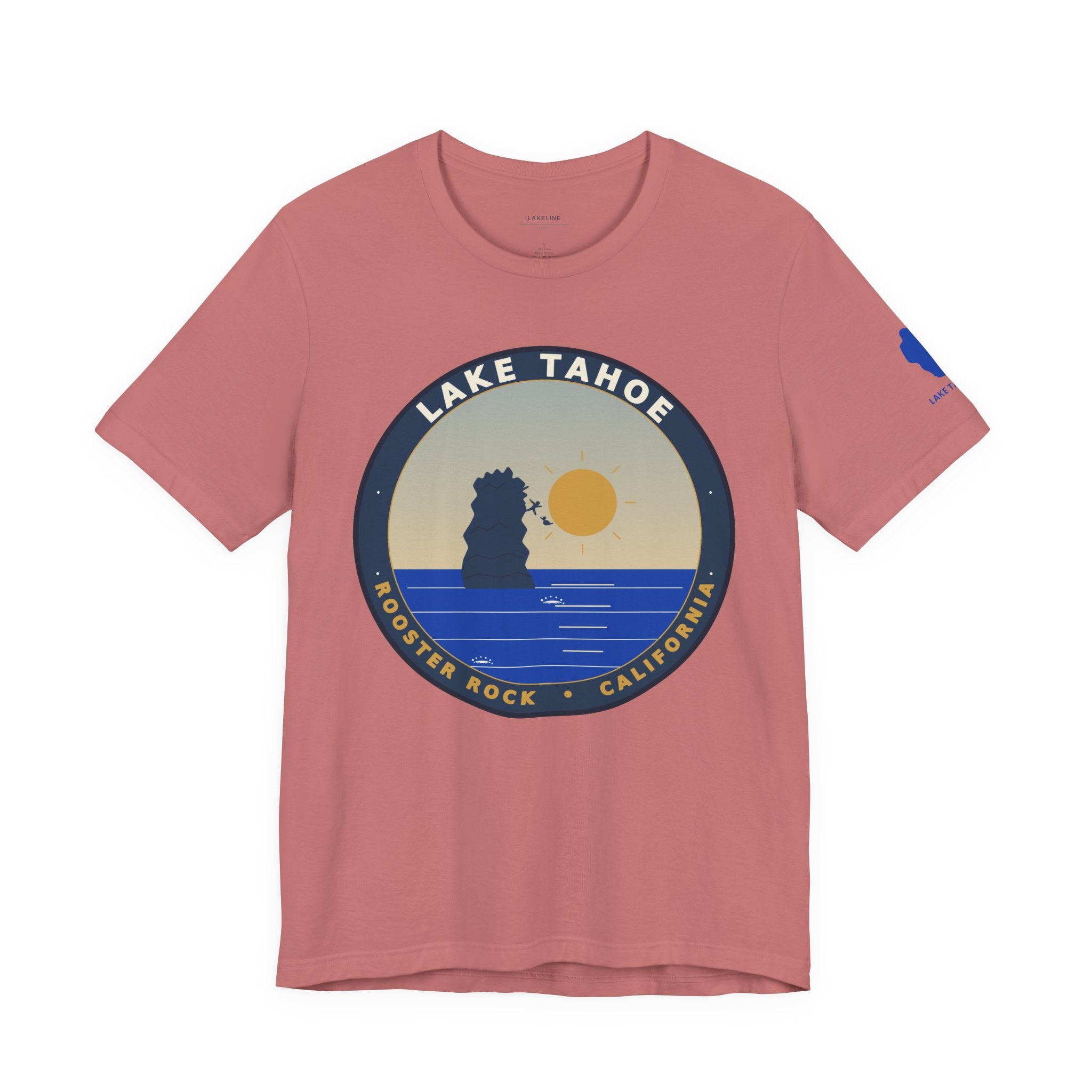 Lake Tahoe - Rooster Rock Unisex Jersey Short Sleeve Tee