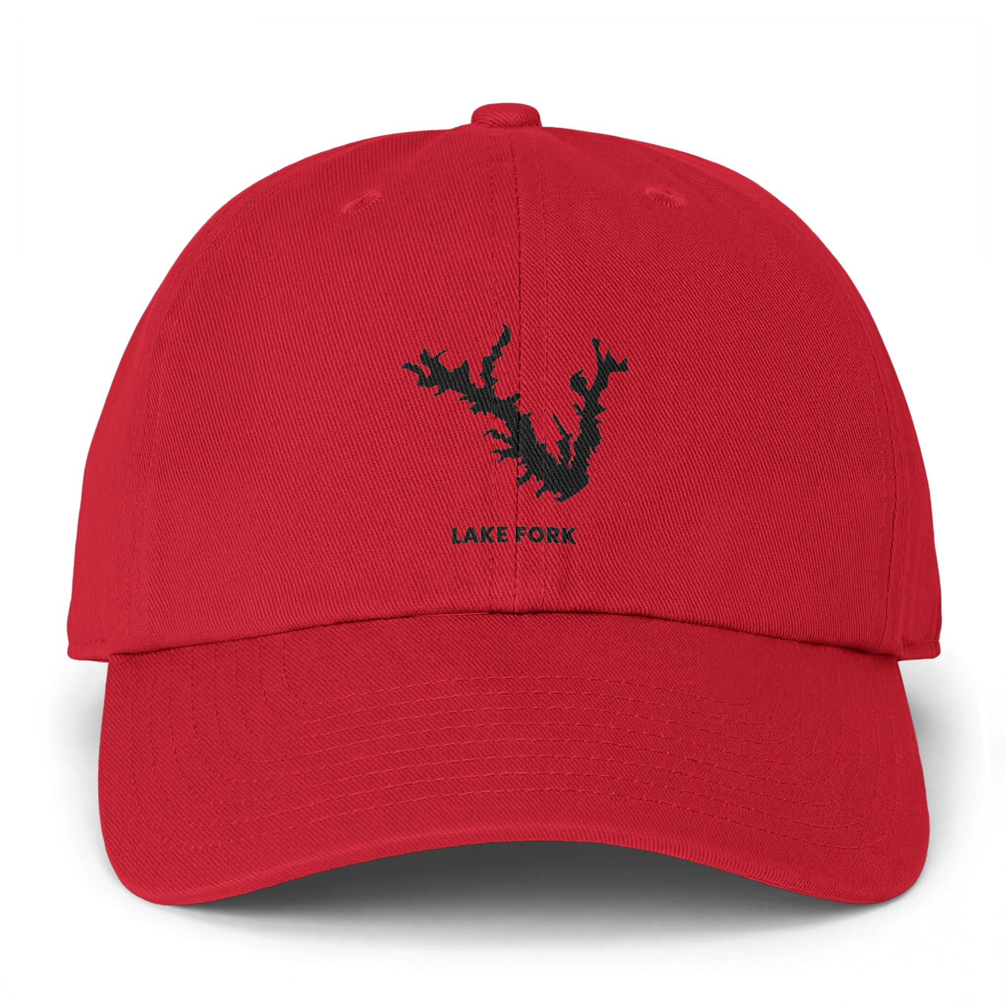 Lake Fork Clean Up Cap — Lake Map Baseball Hat