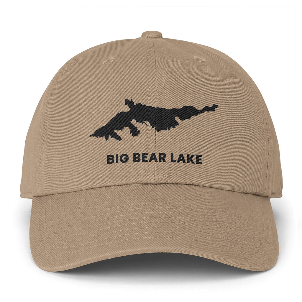 Big Bear Lake Clean Up Cap — Lake Map Baseball Hat