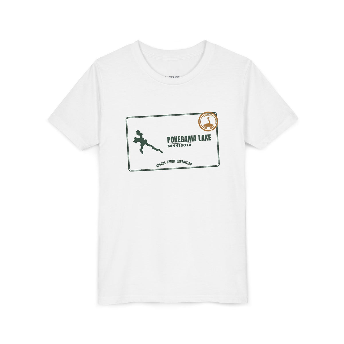 Pokegama Lake Kids Tee — Pokegama Lake Field Trip Youth Short Sleeve Shirt