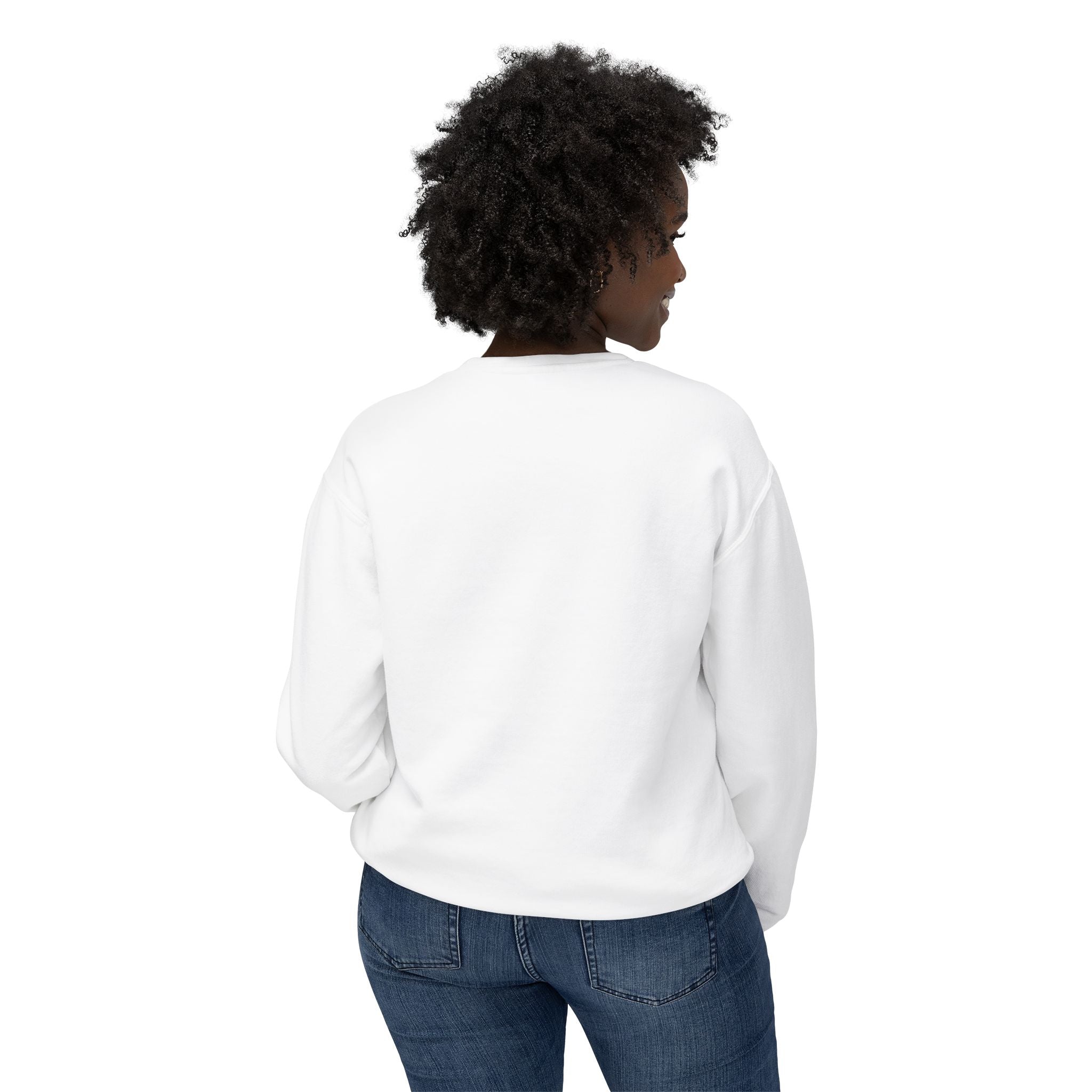 Lake Travis Crewneck Sweatshirt — Minimal Map Design