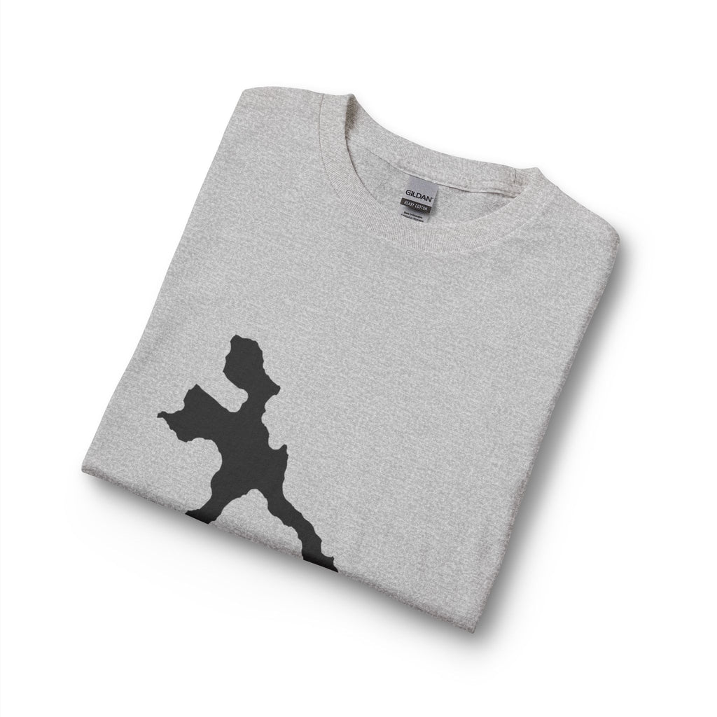 Pokegama Lake Map Long Sleeve Shirt — Lake Outline Tee