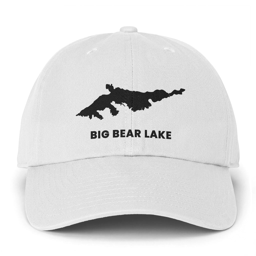 Big Bear Lake Clean Up Cap — Lake Map Baseball Hat