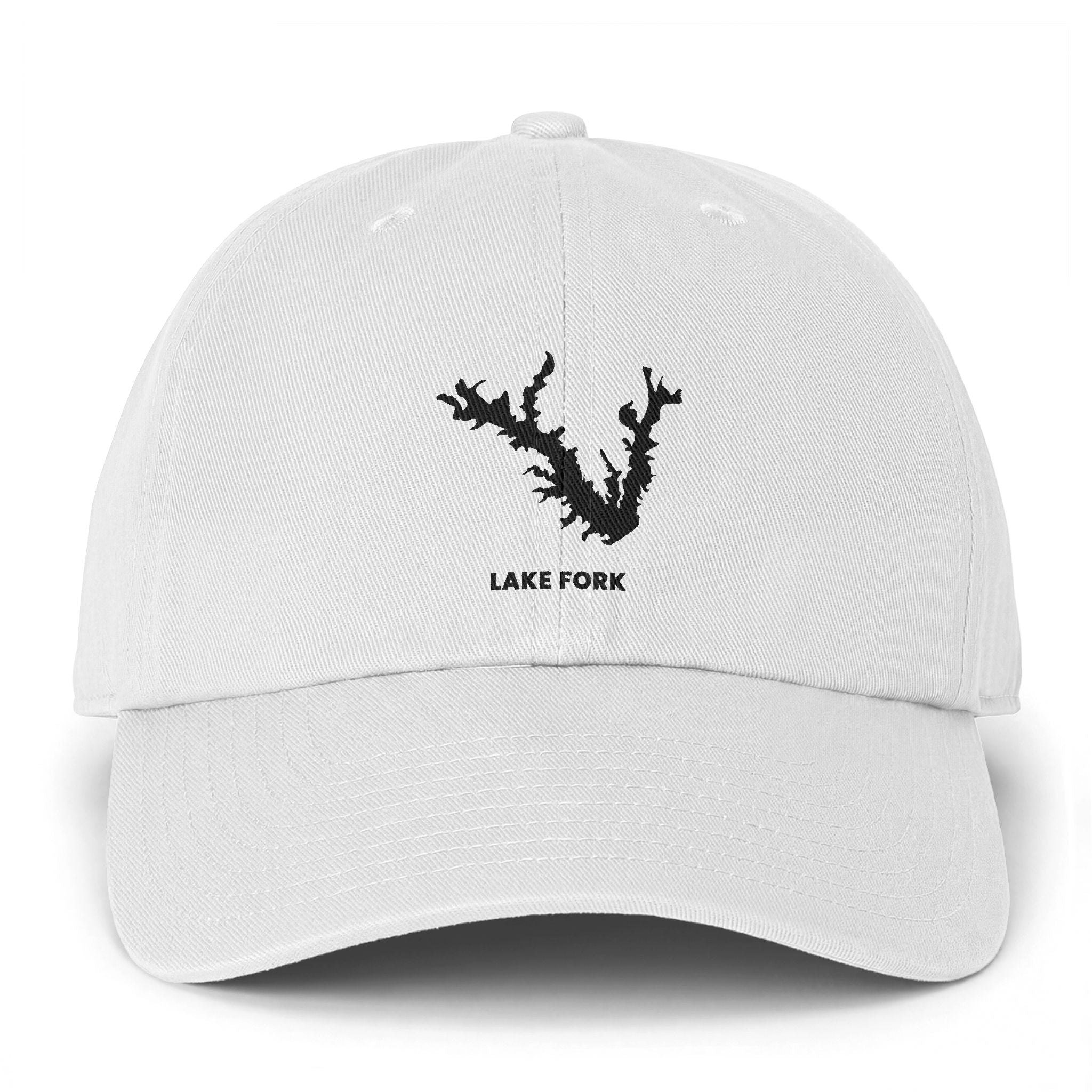 Lake Fork Clean Up Cap — Lake Map Baseball Hat