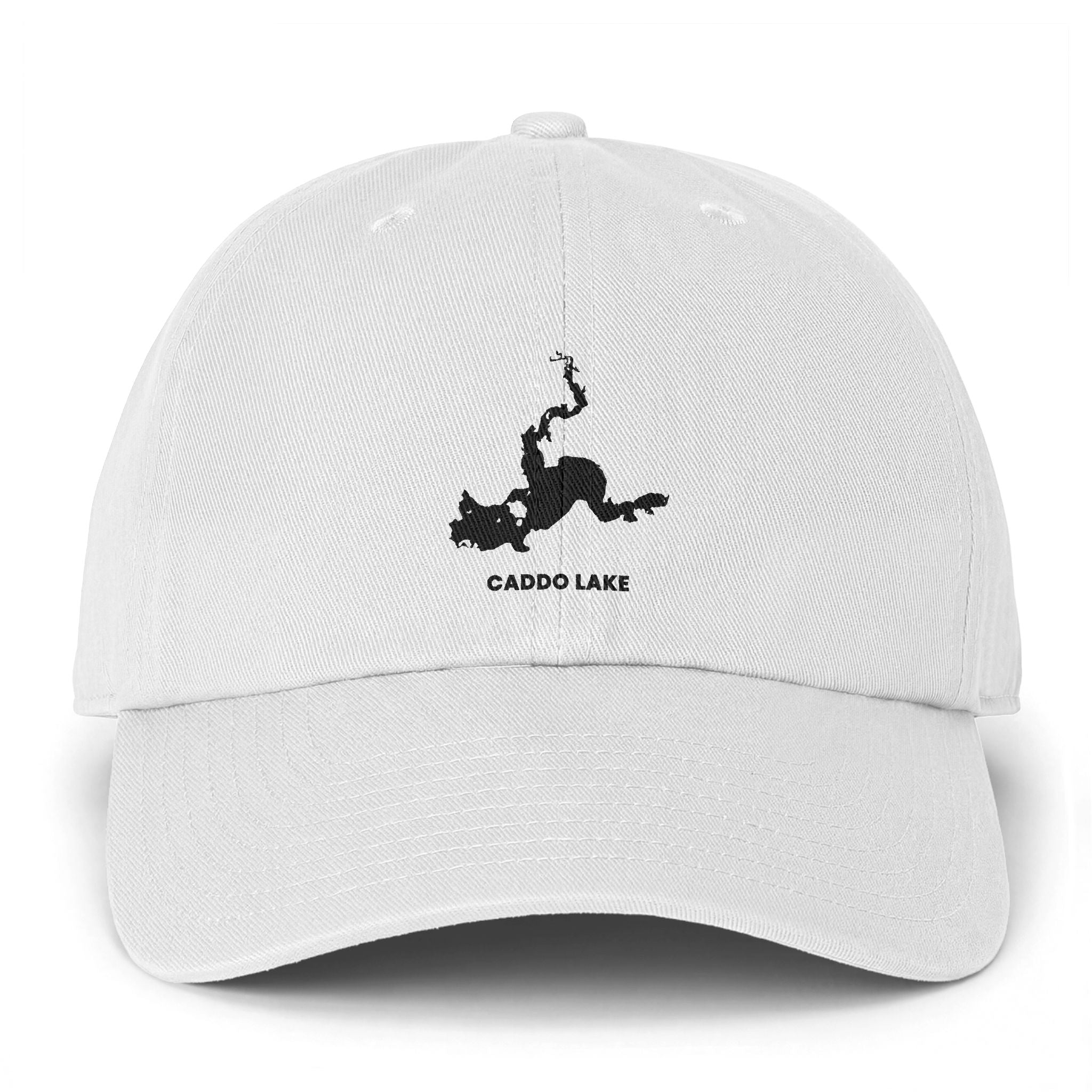 Caddo Lake Clean Up Cap — Lake Map Baseball Hat