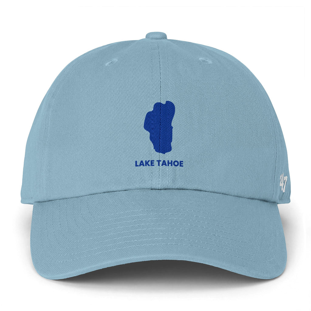 Lake Tahoe Embroidered 'Clean Up' Cap – Minimal Blue Logo