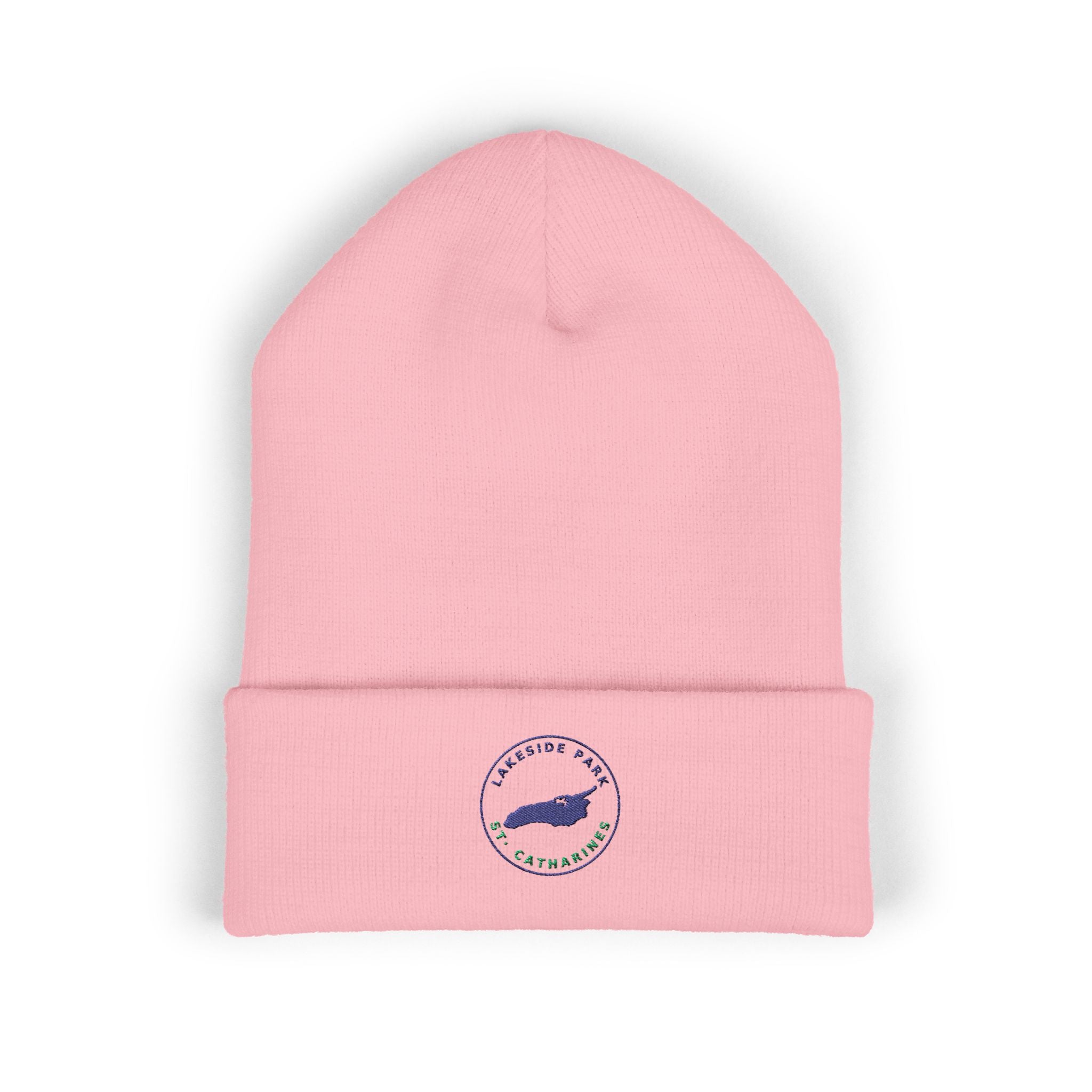 Lakeside Park - Whale Coast Embroidered Cuffed Beanie