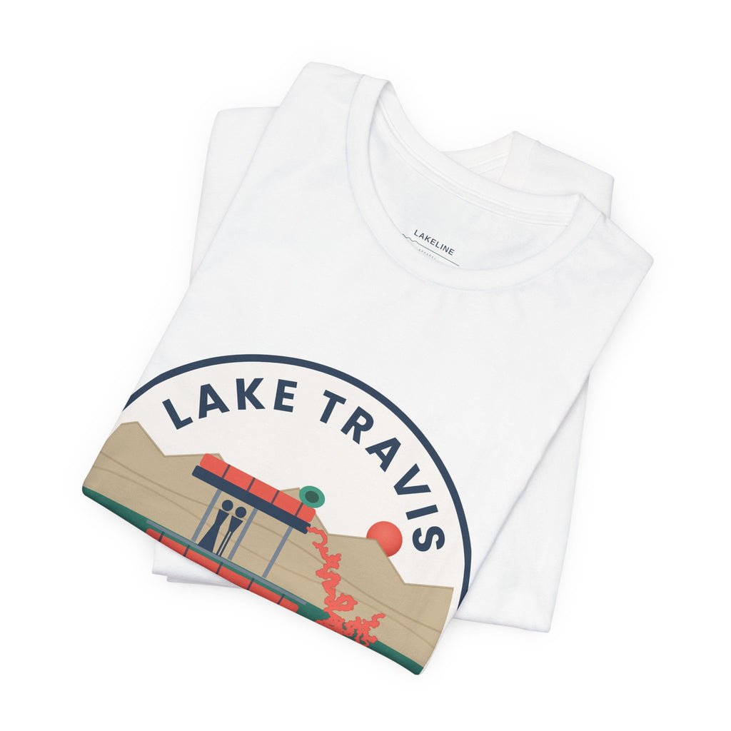 Lake Travis Tee — Devil’s Cove Texas Boat Graphic Shirt