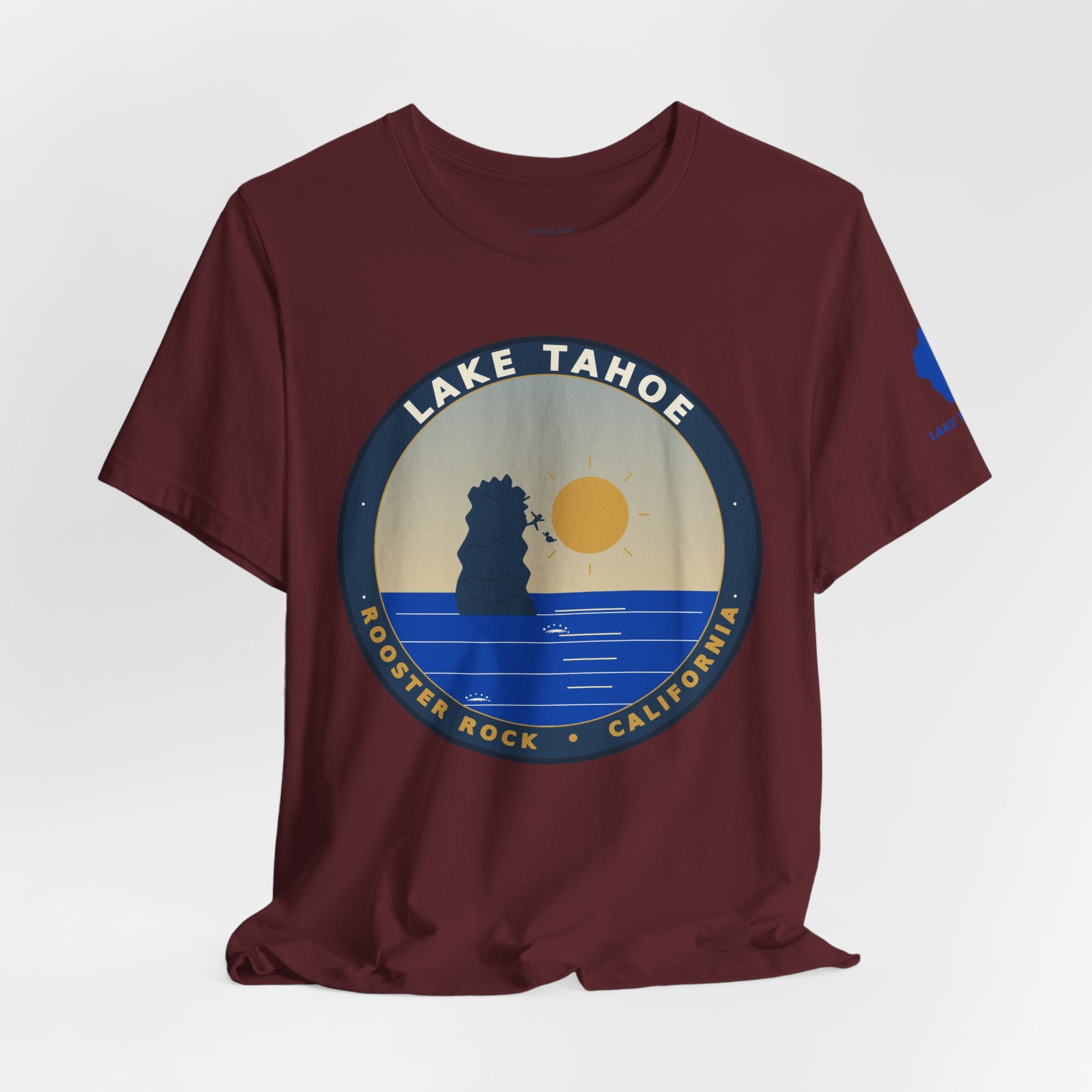 Lake Tahoe - Rooster Rock Unisex Jersey Short Sleeve Tee