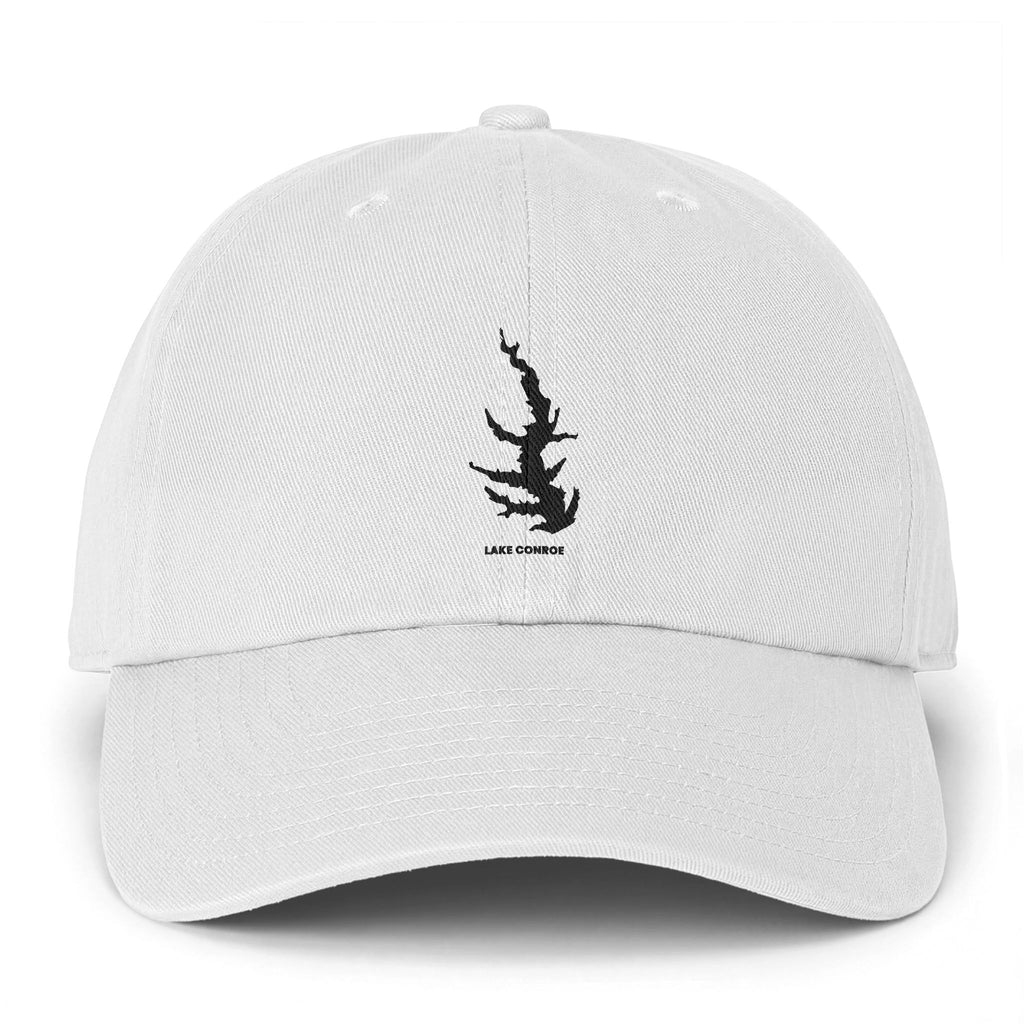 Lake Conroe Clean Up Cap — Lake Map Baseball Hat
