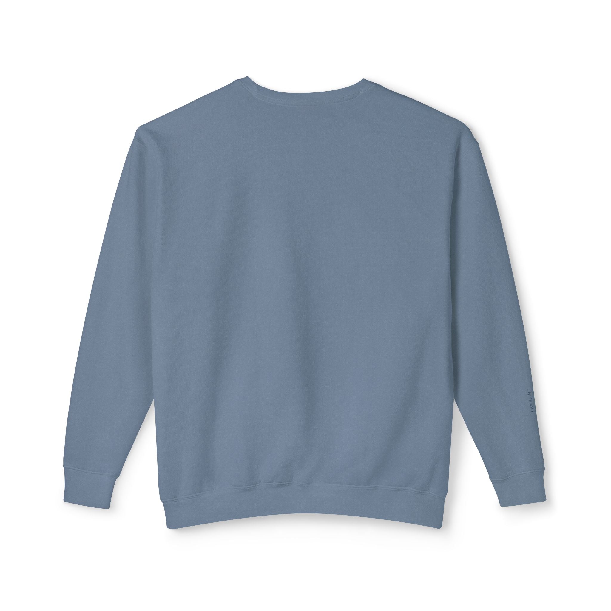 Lake Travis Crewneck Sweatshirt — Minimal Map Design