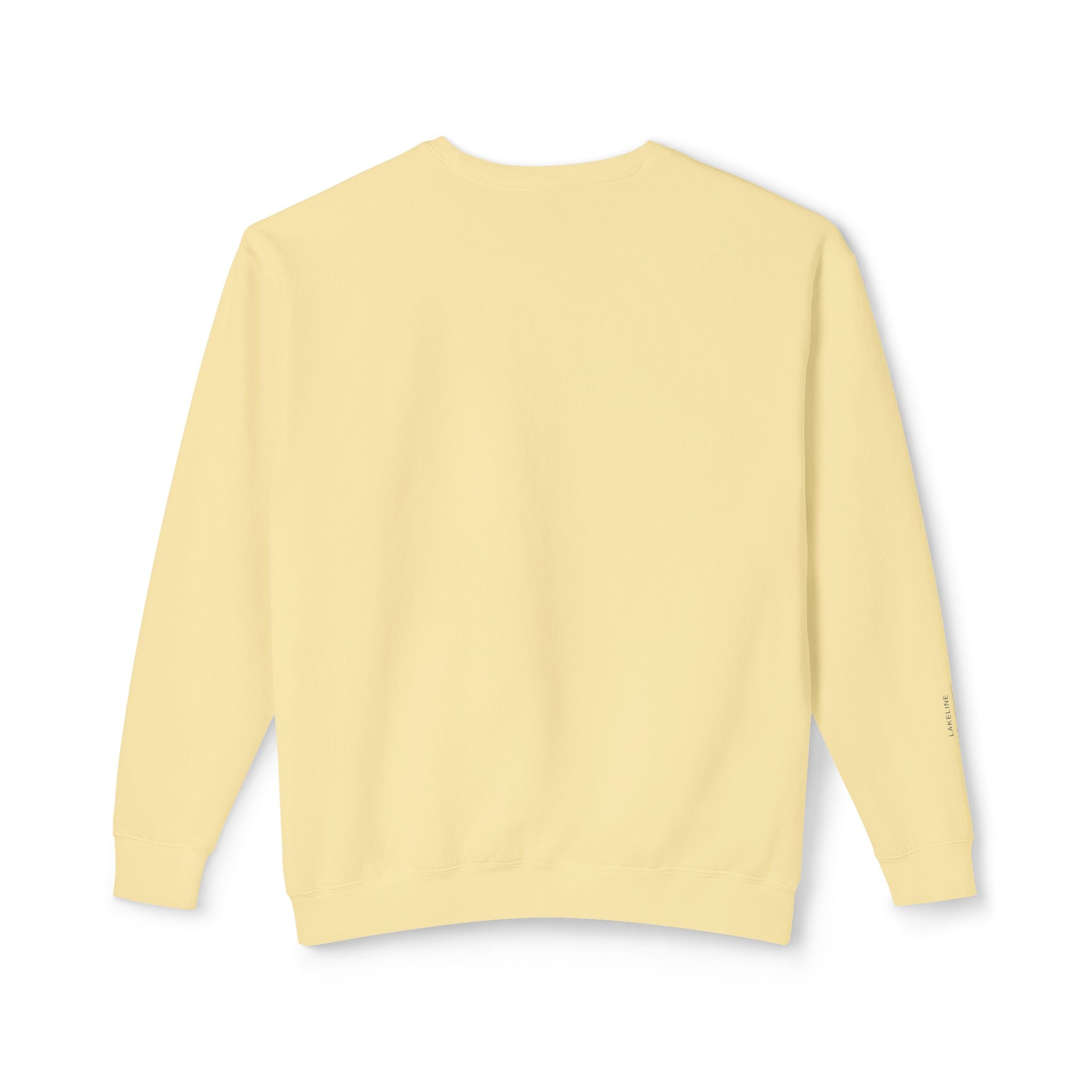 Lake Travis Crewneck Sweatshirt — Minimal Map Design