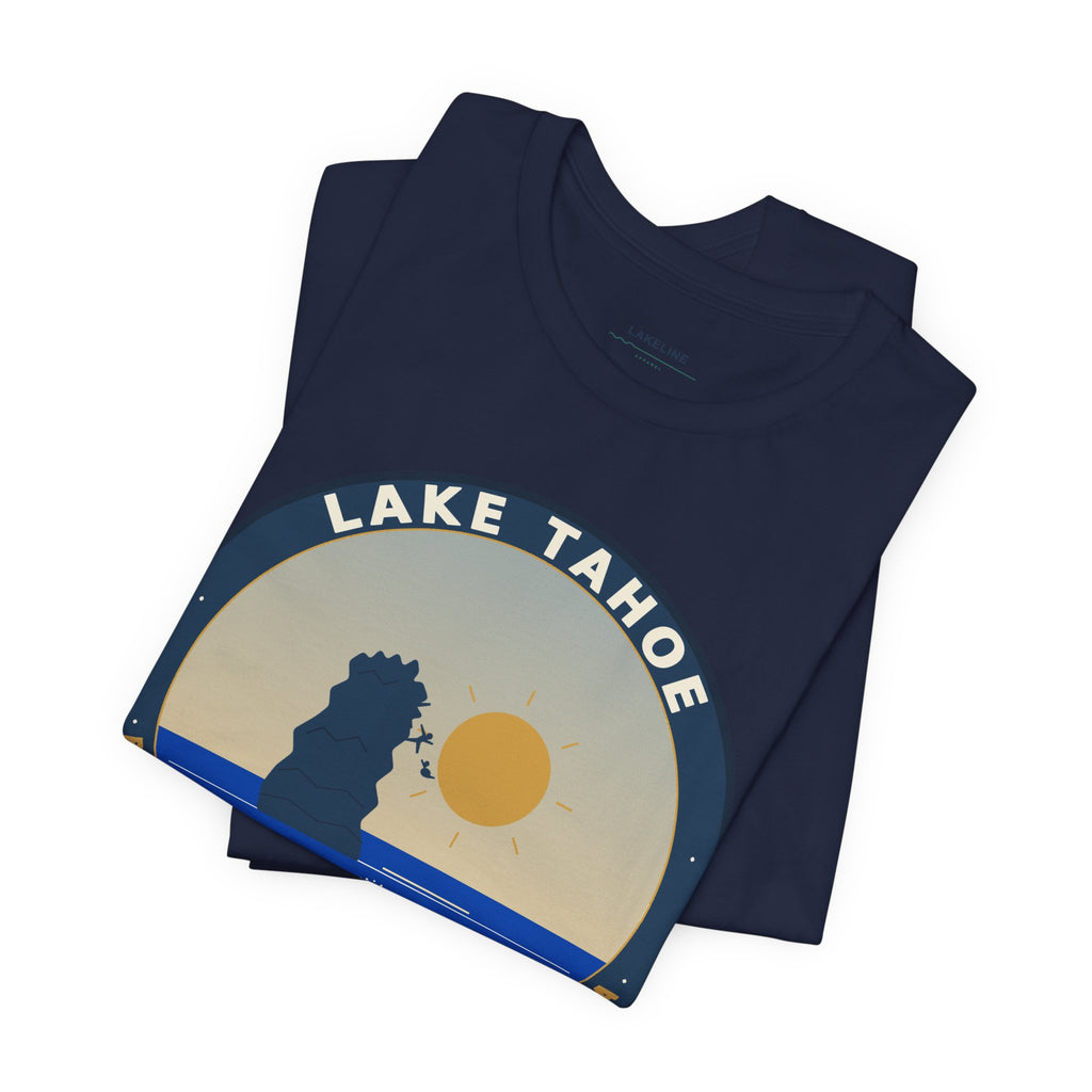 Lake Tahoe - Rooster Rock Unisex Jersey Short Sleeve Tee