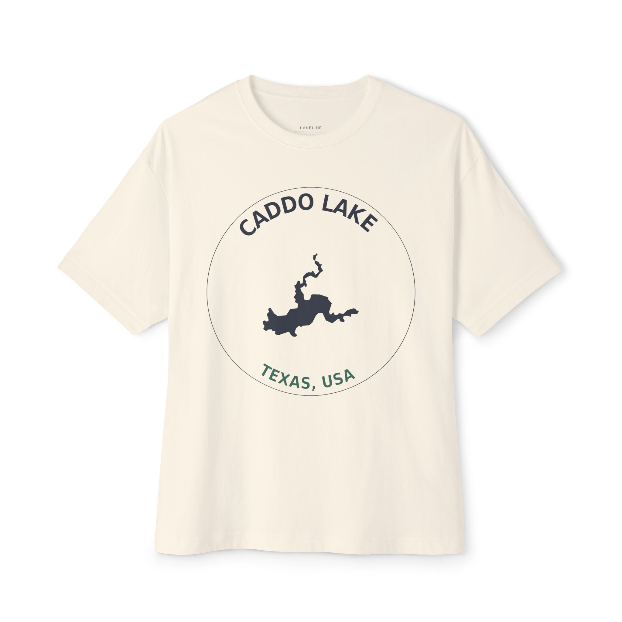 Caddo Lake Graphic Tee — Texas Lake Map T-Shirt