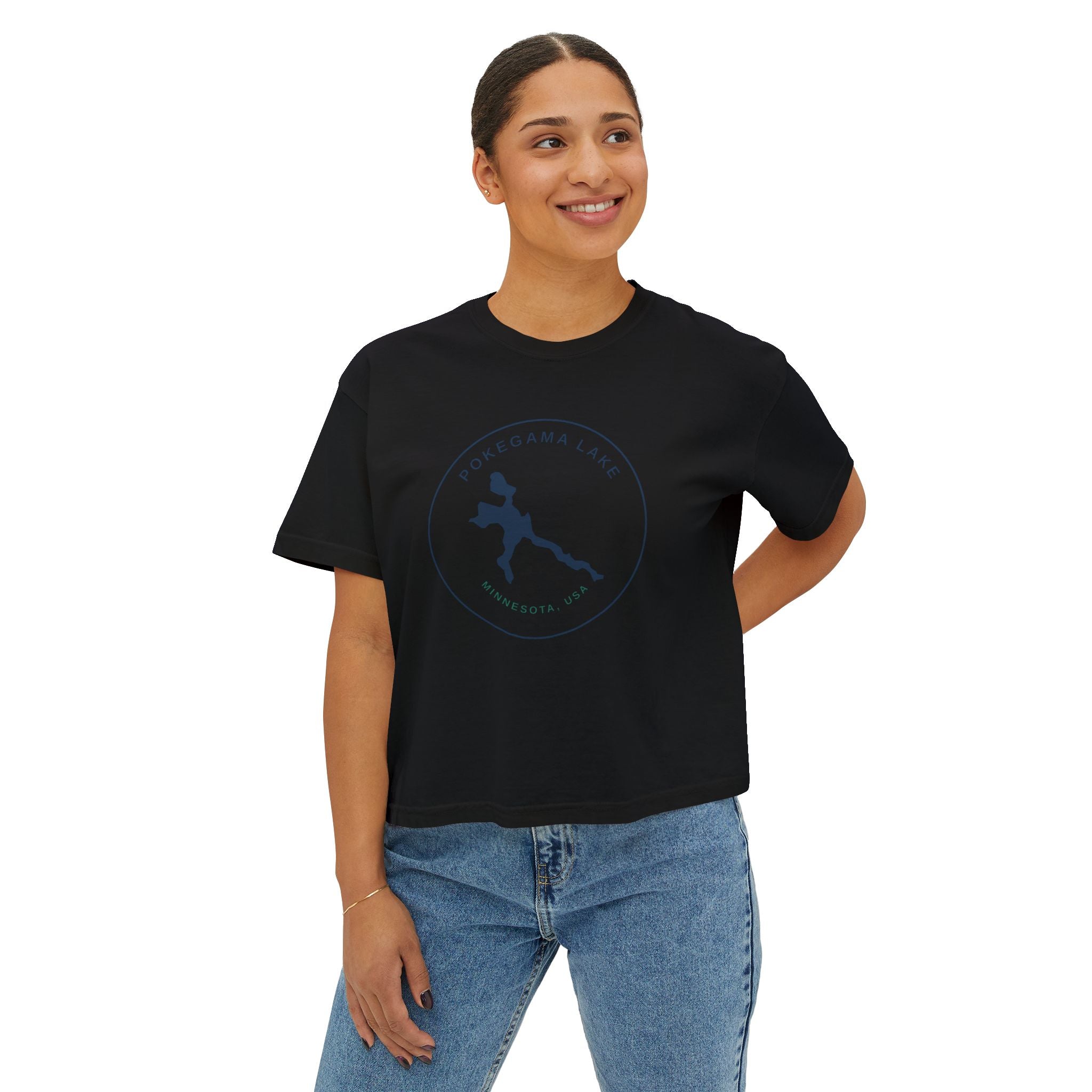 Pokegama Lake - Women's Boxy Tee