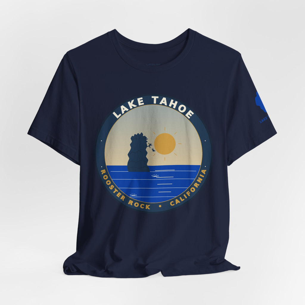Lake Tahoe - Rooster Rock Unisex Jersey Short Sleeve Tee