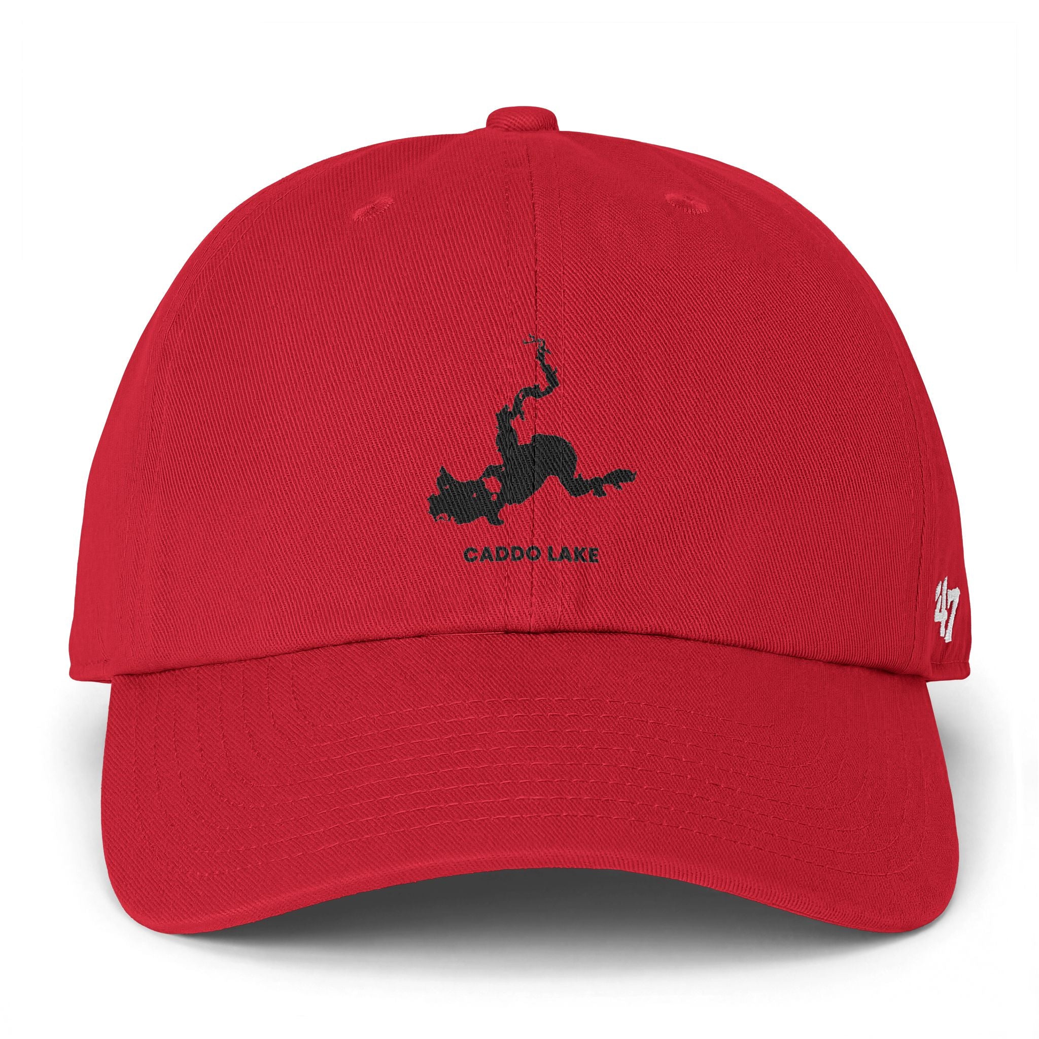 Caddo Lake Clean Up Cap — Lake Map Baseball Hat