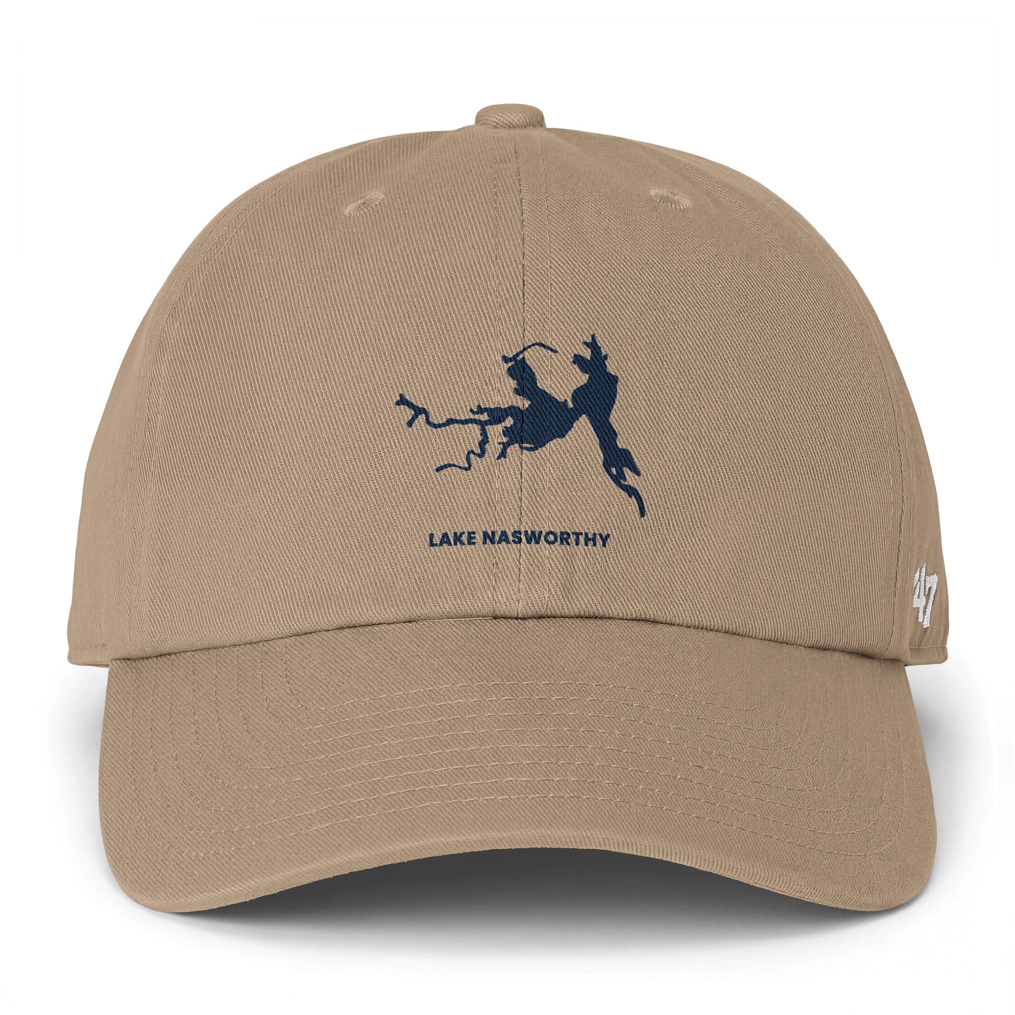 Lake Nasworthy - Embroidered '47 Brand Cleanup Cap - Black Logo