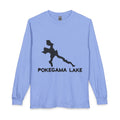 Pokegama Lake Map Long Sleeve Shirt — Lake Outline Tee