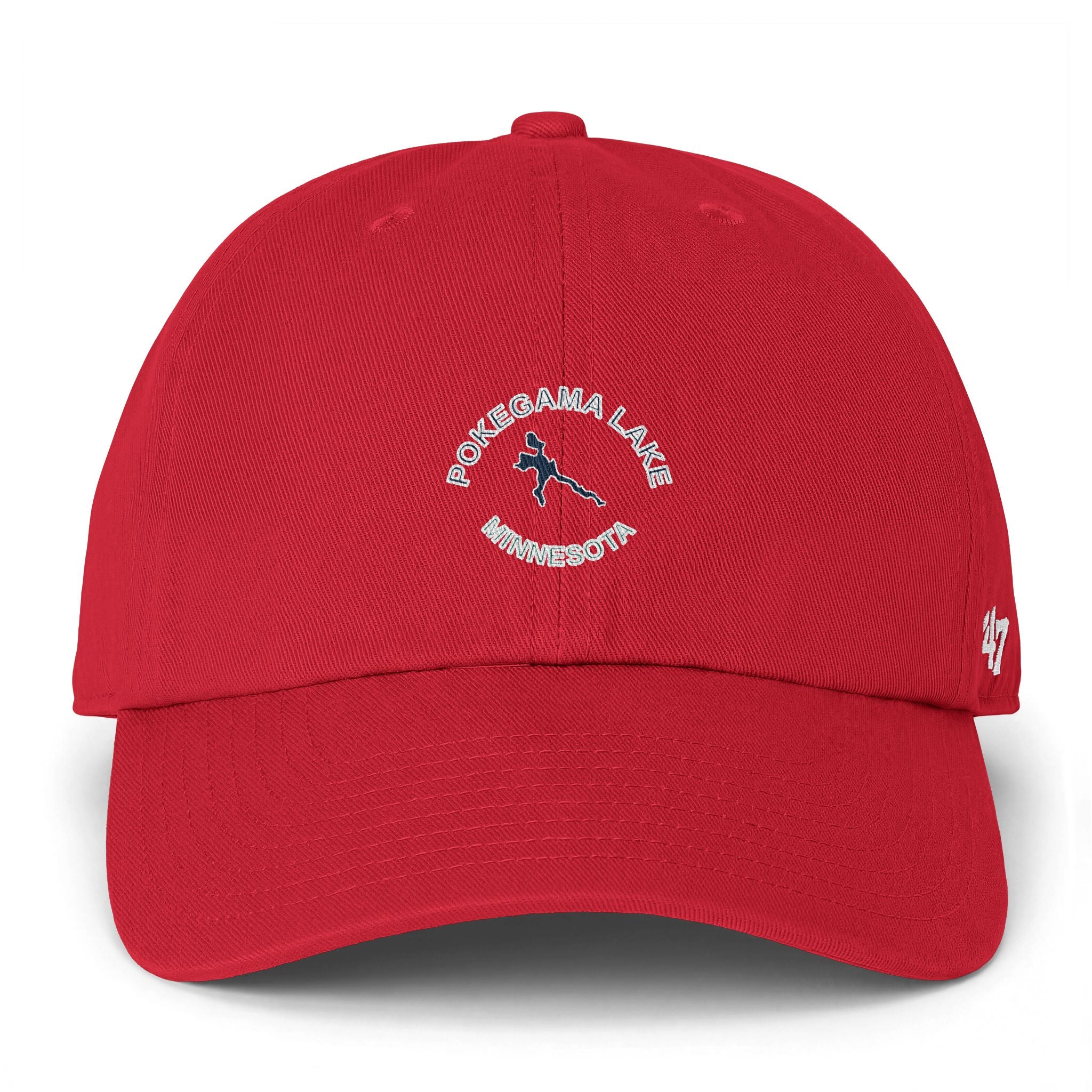 Pokegama Lake Sweatshirt Cap — Clean Up Cap Embroidered Baseball Hat