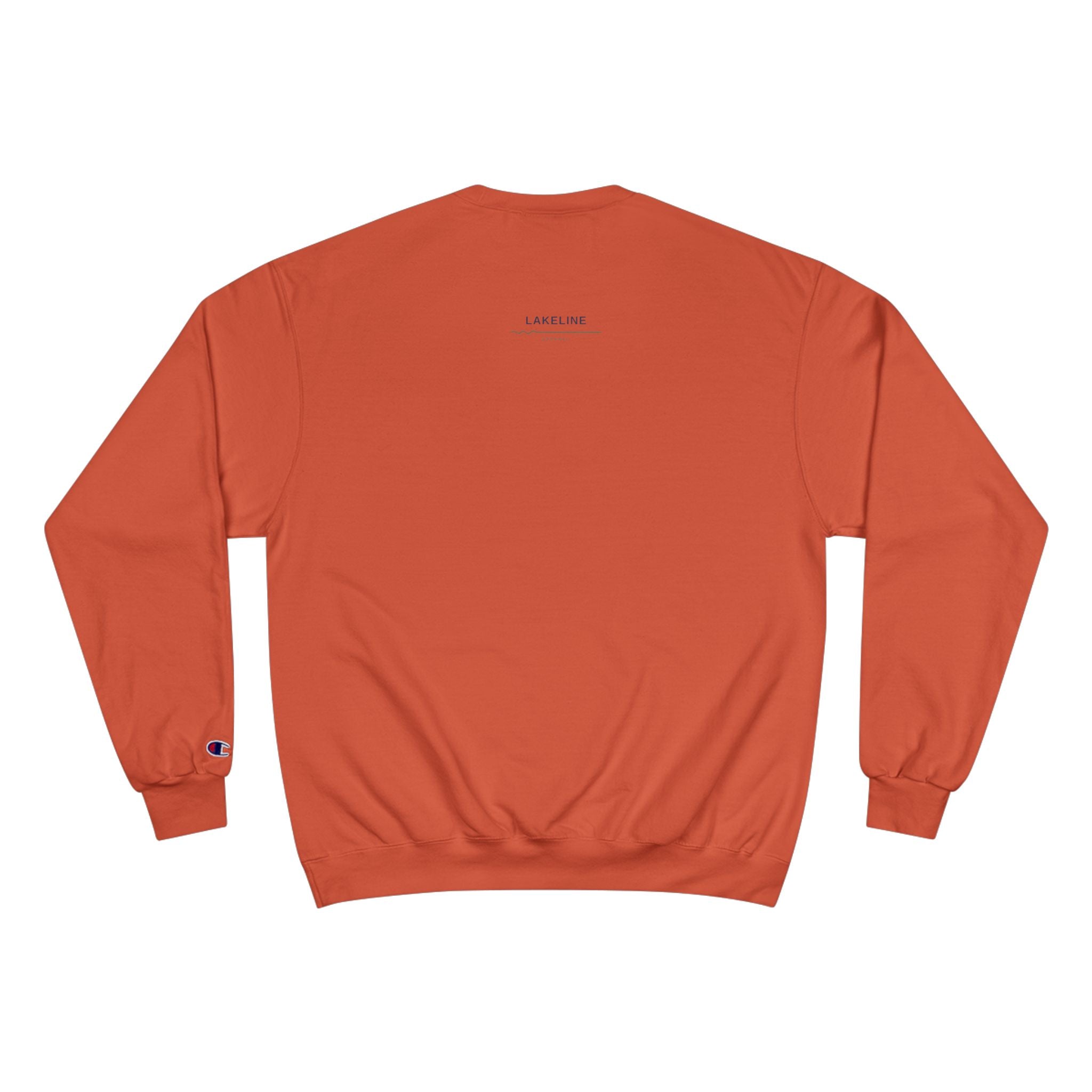 Lake Travis Crewneck Sweatshirt — Retro Pontoon Boat Design (Devil's Cove, Texas)