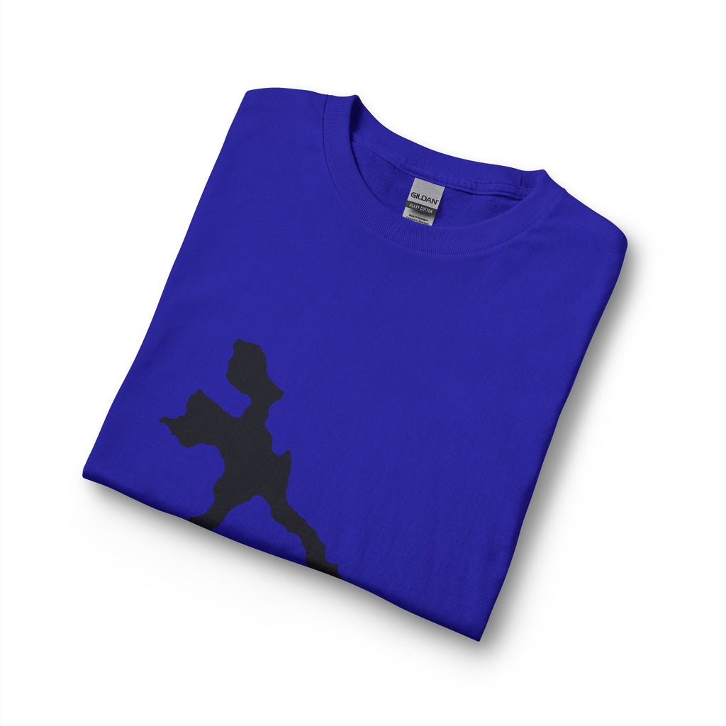 Pokegama Lake Map Long Sleeve Shirt — Lake Outline Tee