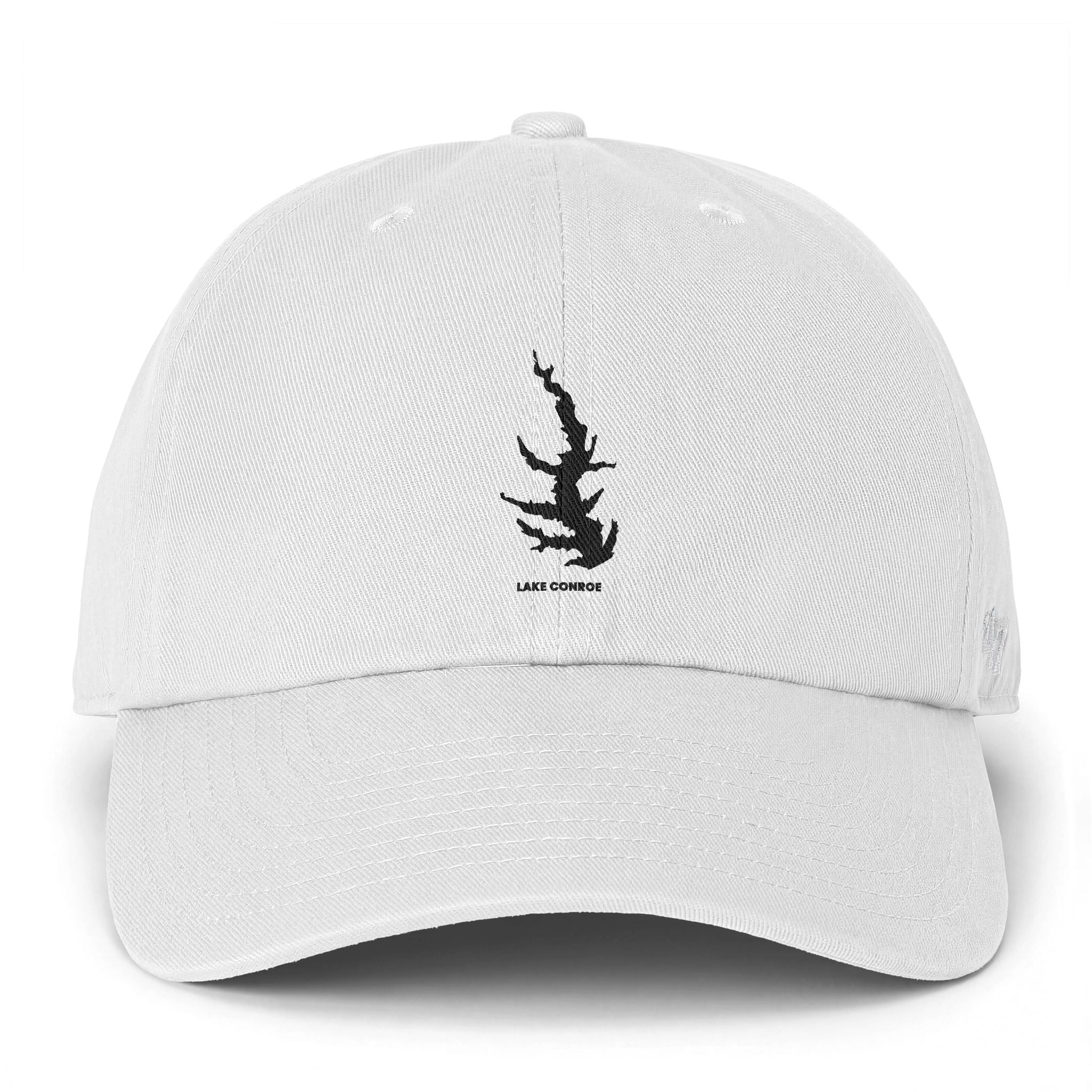 Lake Conroe Clean Up Cap — Lake Map Baseball Hat