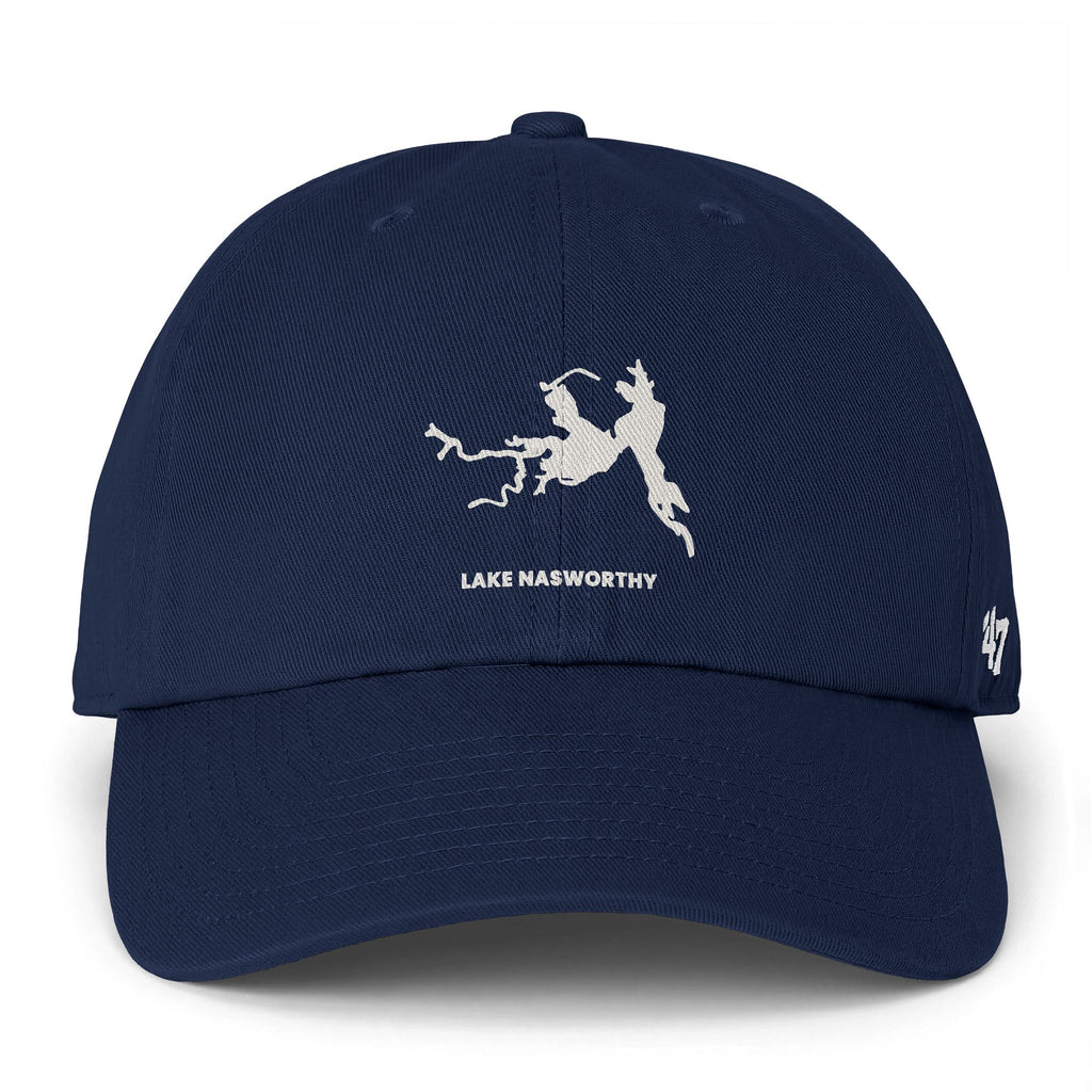 Lake Nasworthy - Embroidered '47 Brand Cleanup Cap - White Logo